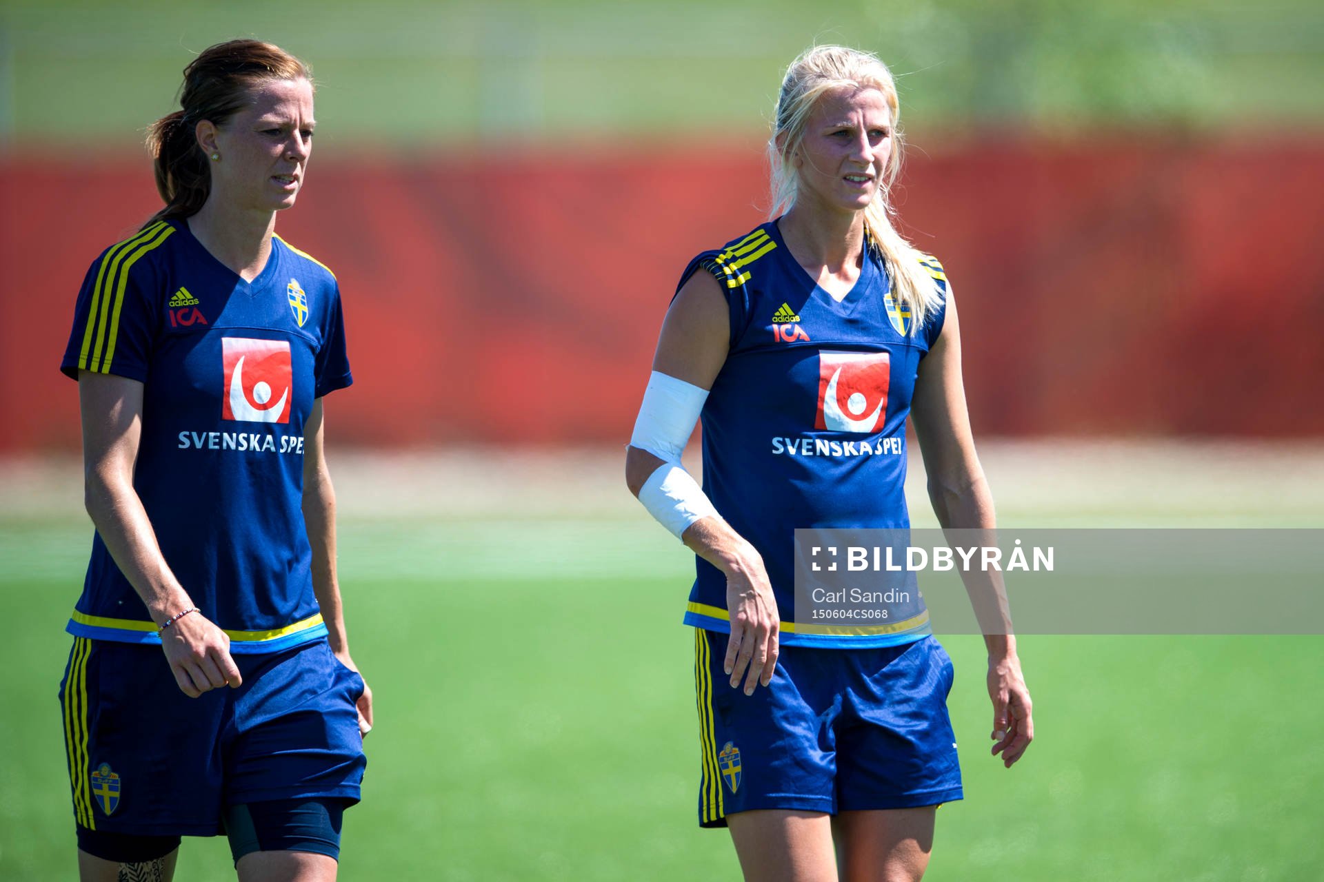 Sveriges Lotta Schelin och Sofia Jakobsson