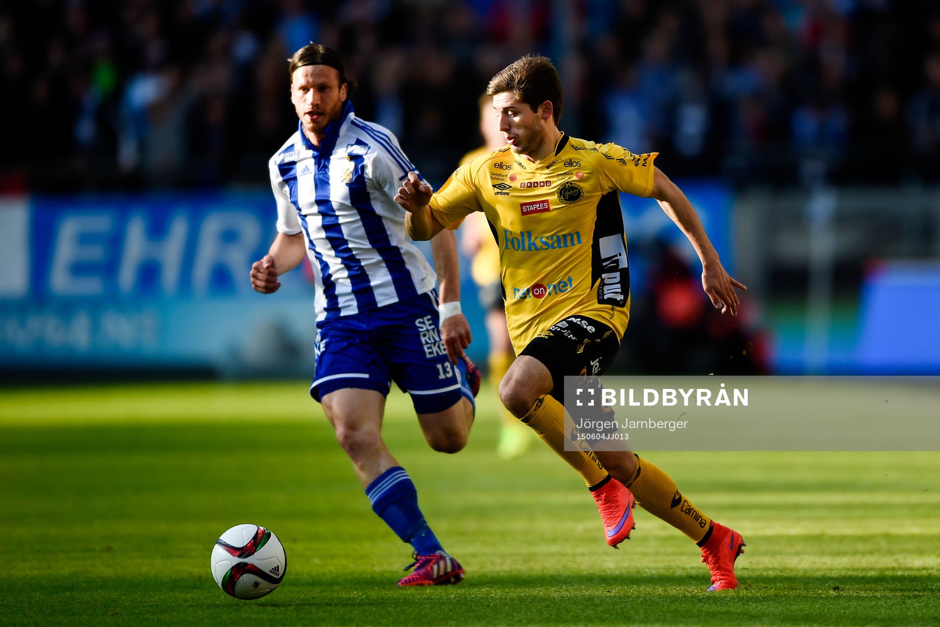 Elfsborgs Arber Zeneli och IFK Göteborgs Gustav Svensson