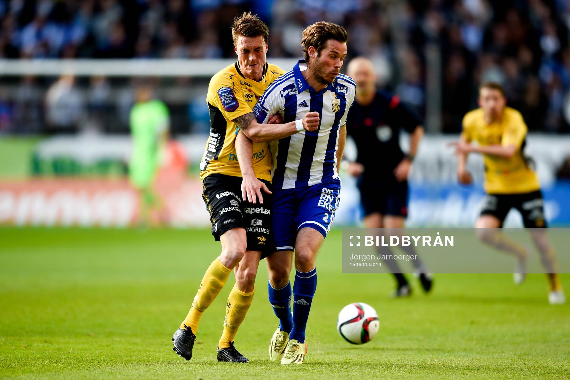 Elfsborgs Lasse Nilsson och IFK Göteborgs Emil Salomonsson