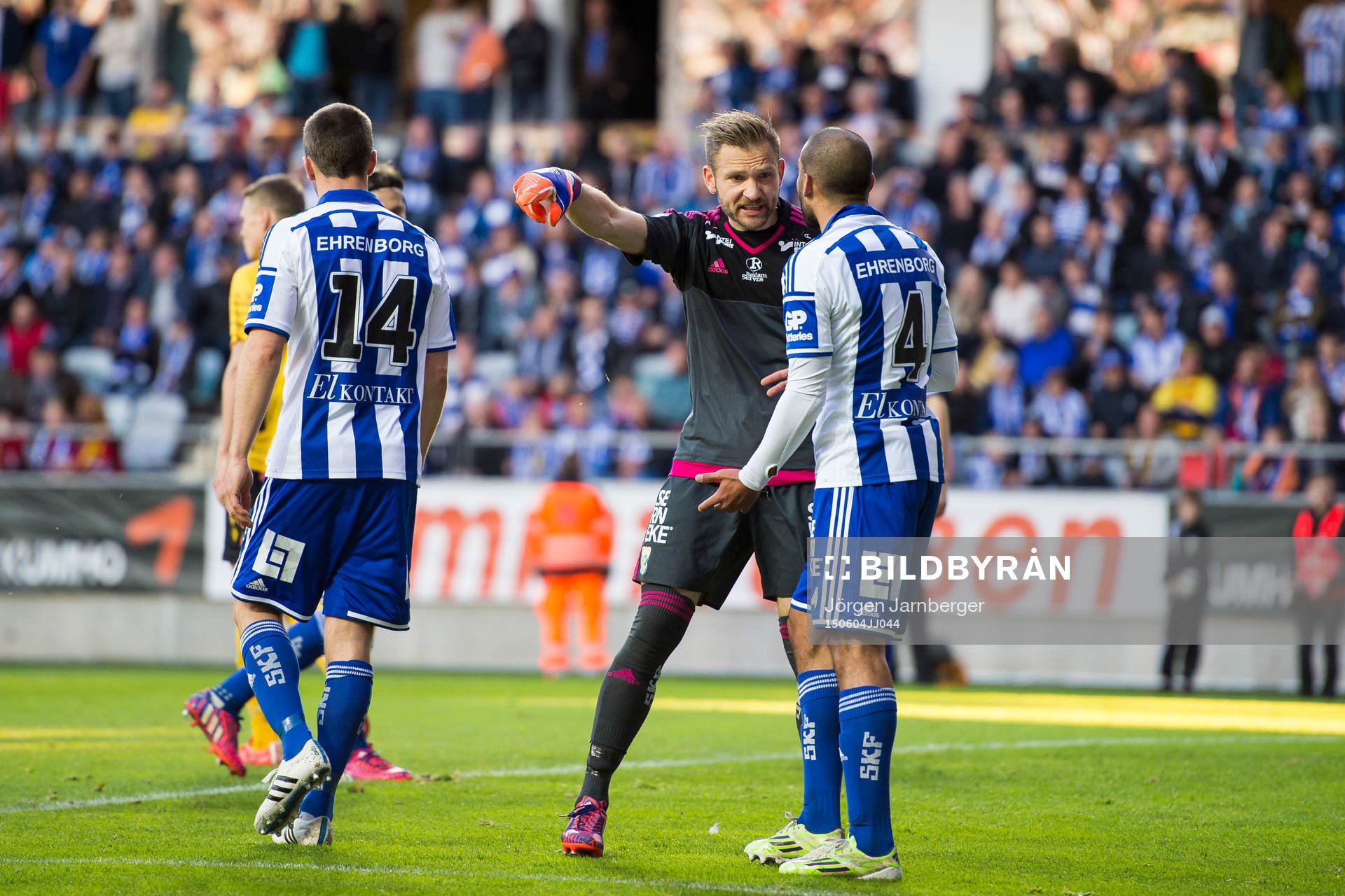 IFK Göteborgs målvakt John Alvbåge irriterad på Haitam