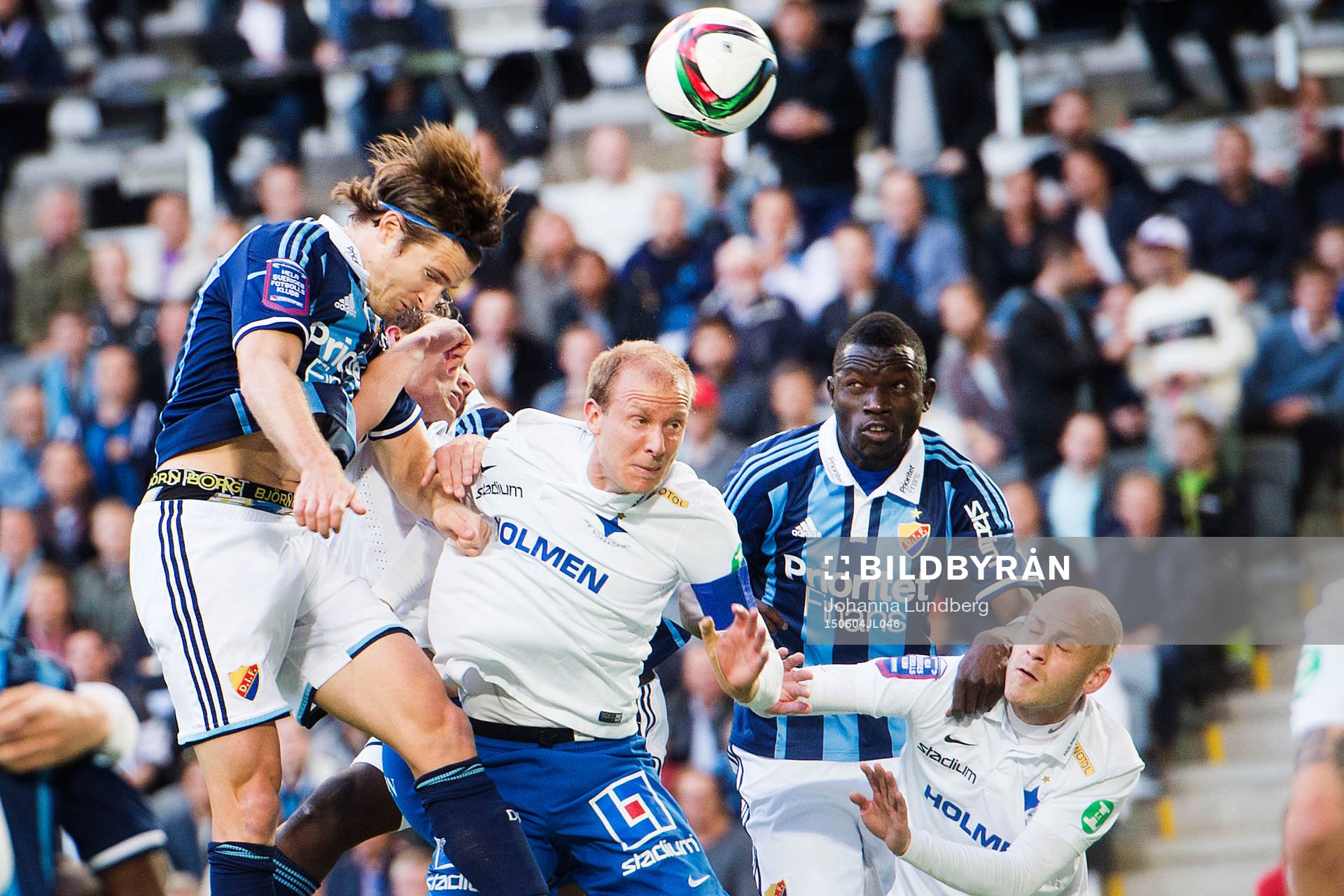 Djurgårdens Jesper Arvidsson och Omar Colley samt