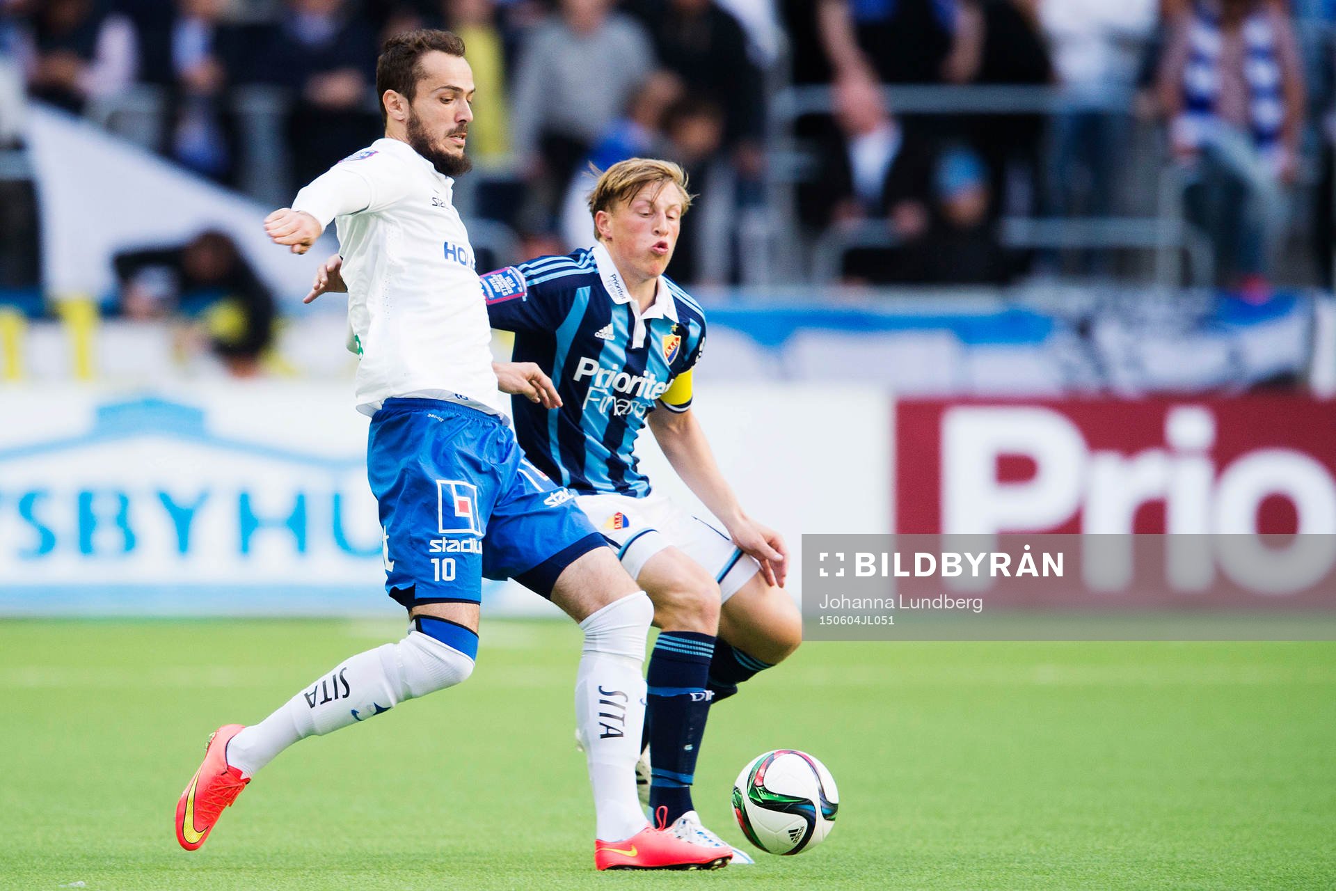 Norrköpings Emir Kujovic och Djurgårdens Emil Bergström