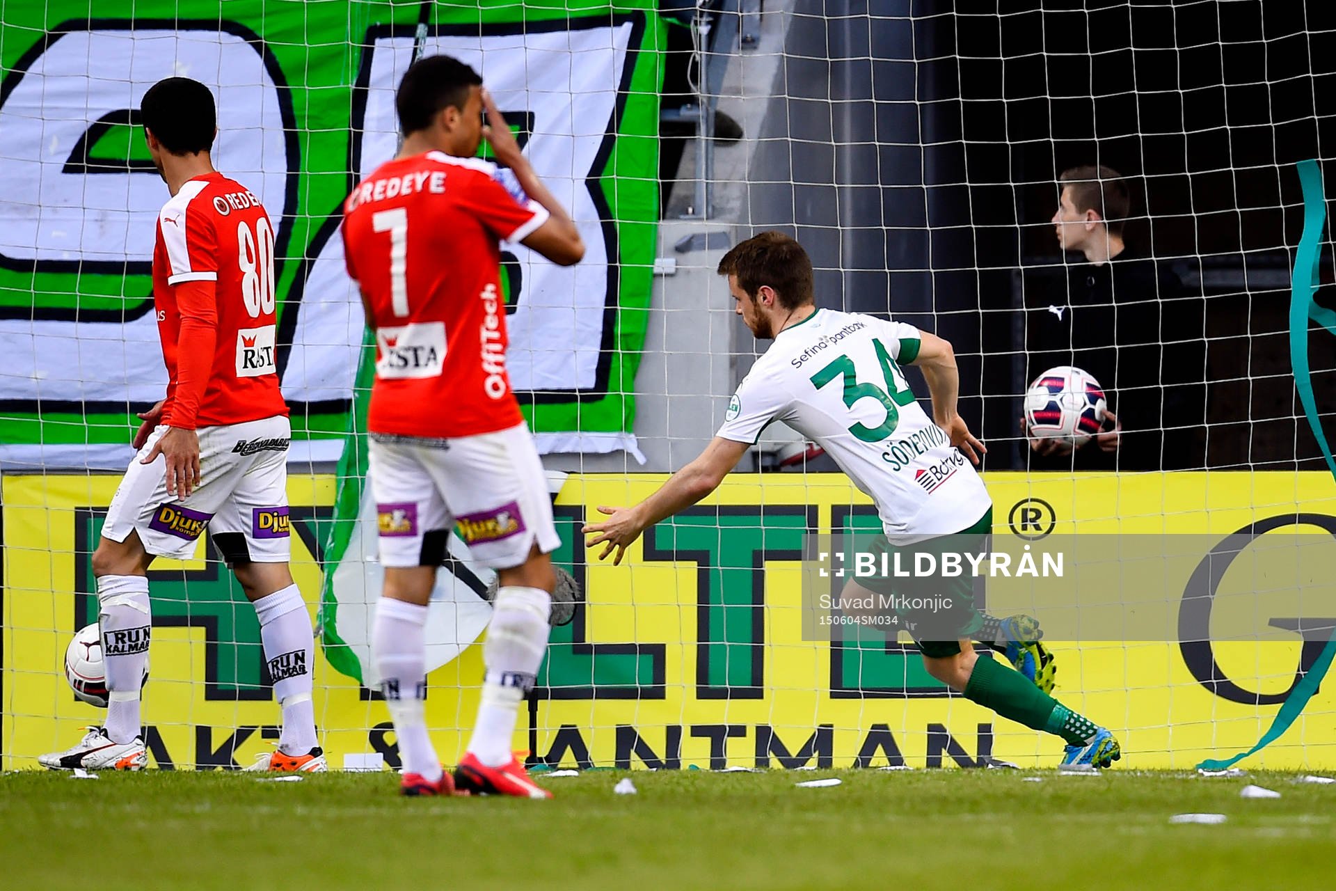 Hammarbys Måns Söderqvist jublar