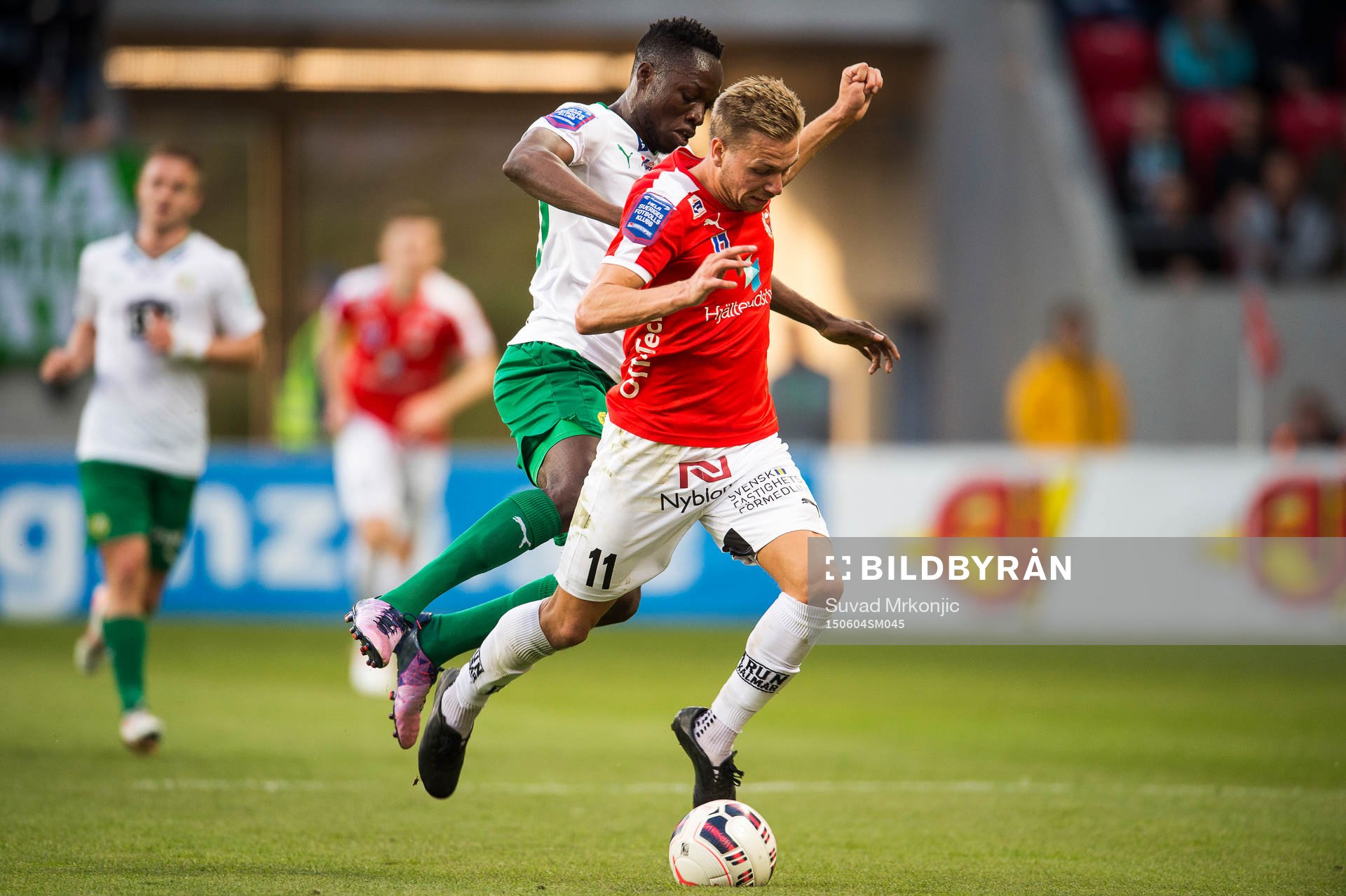 Kalmars Jonathan Ring och Hammarbys Amadaiya Rennie