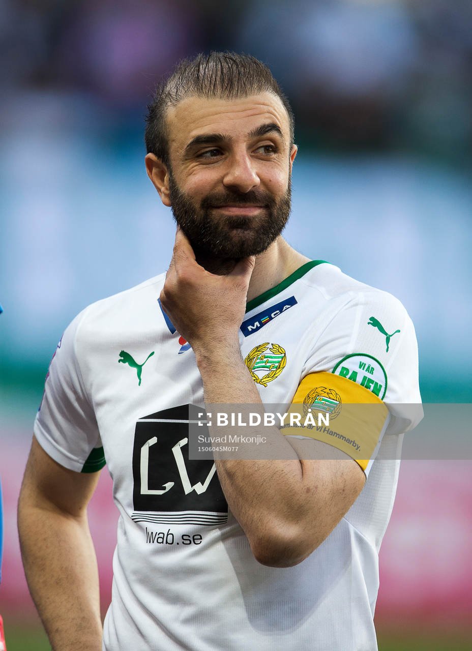 Hammarbys Kennedy Bakircioglu under fotbollsmatchen i Allsvenskan mellan Kalmar och Hammarby den 4 juni 2015 i Kalmar.