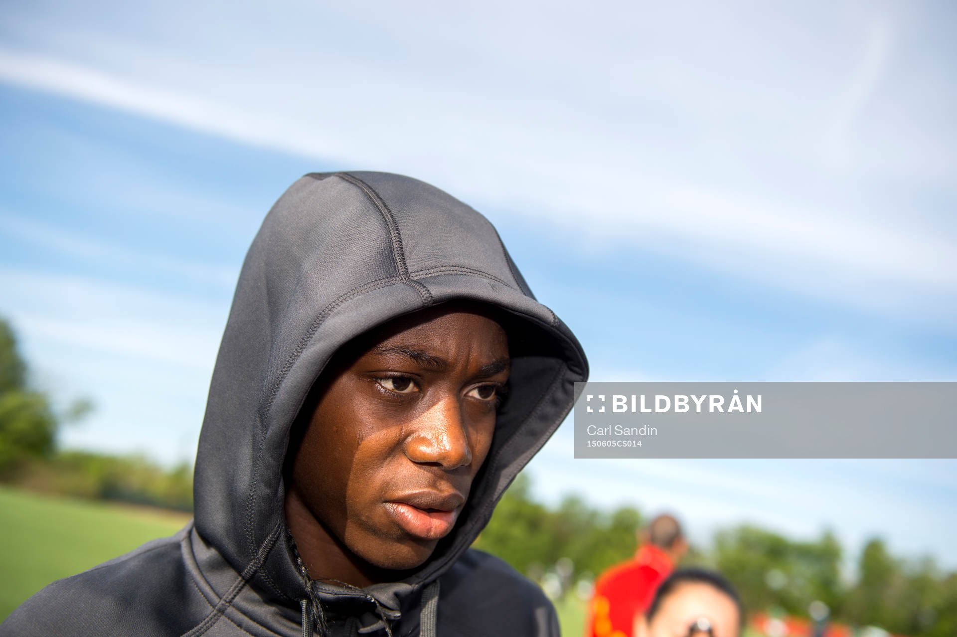Nigerias Asisat Oshoala bli intervjuad