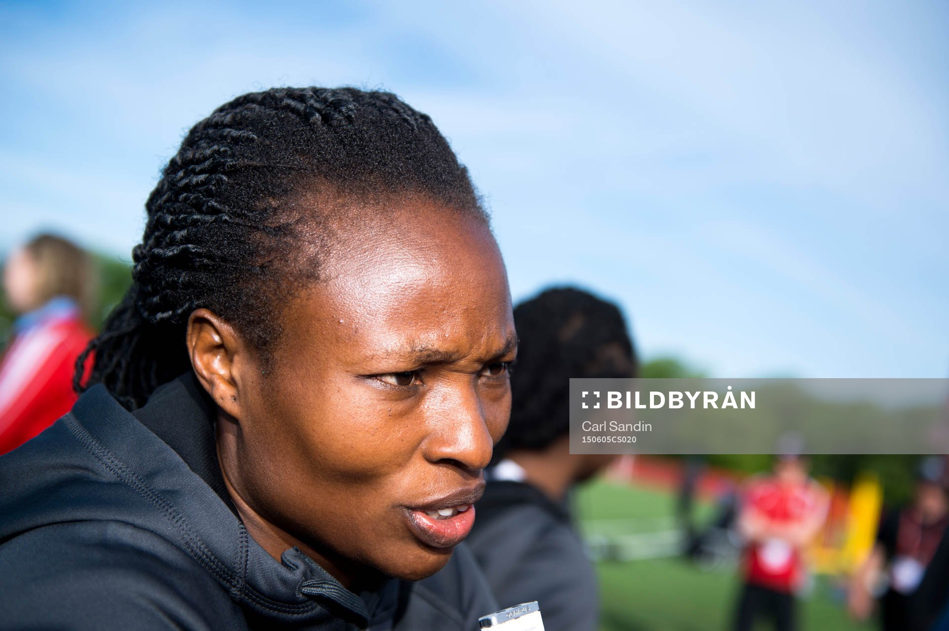 Nigerias Perpetua Nkwocha blir intervjuad