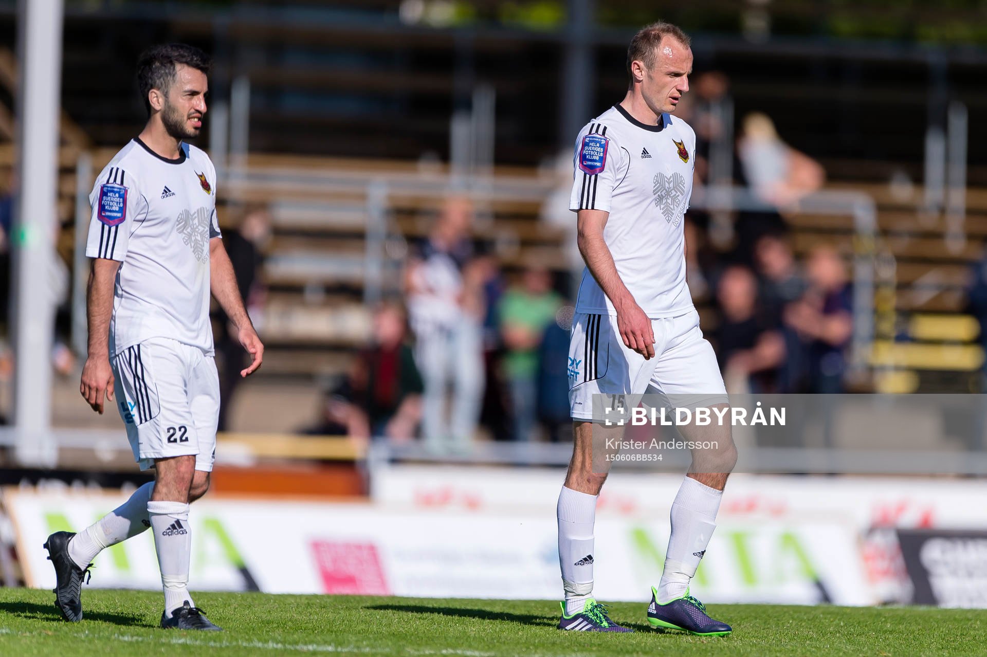 Östersunds Brwa Hekmat Nouri och Dragan Kapcevic deppar