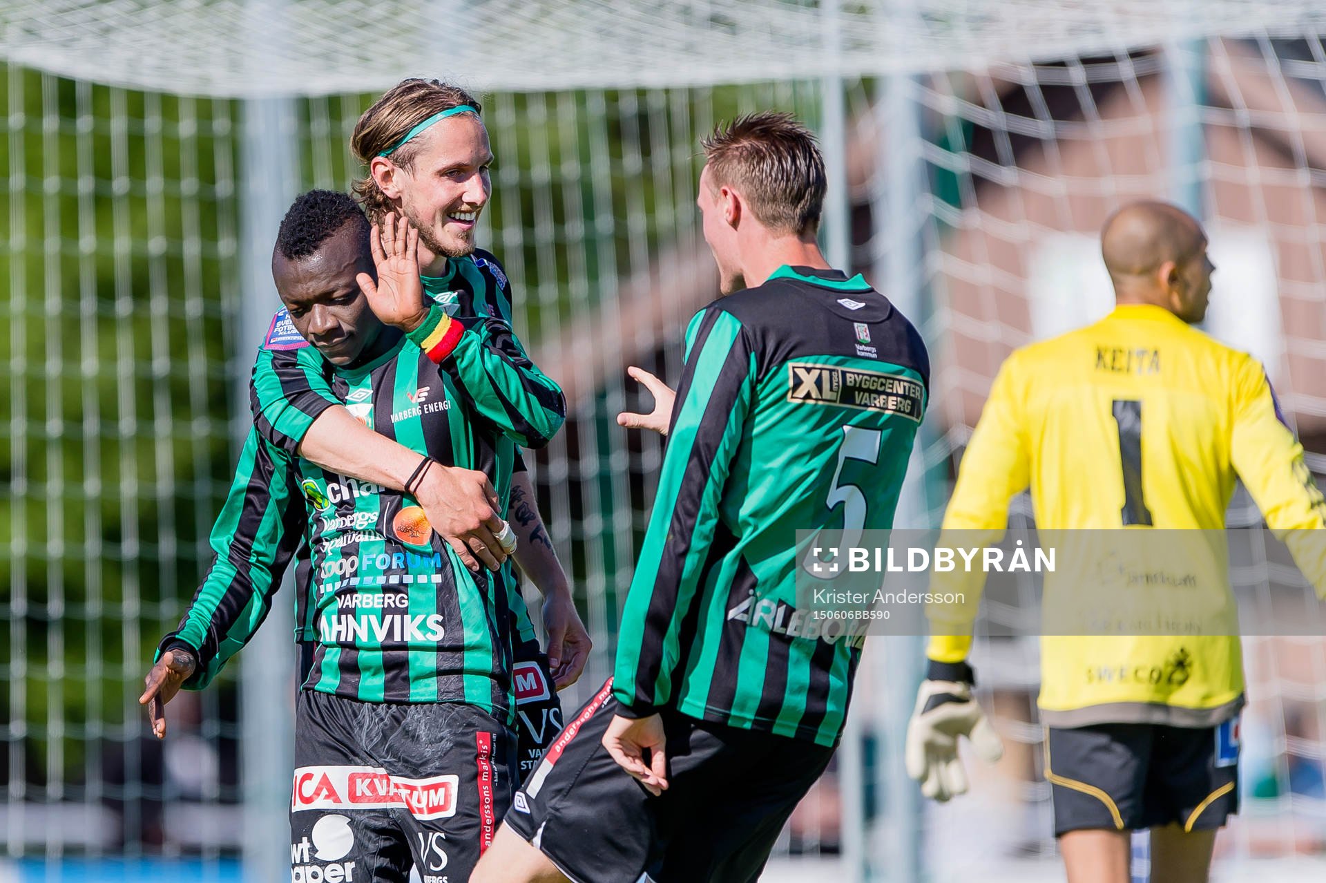 Varbergs Thomas Boakye jublar inte mot sitt gamla lag