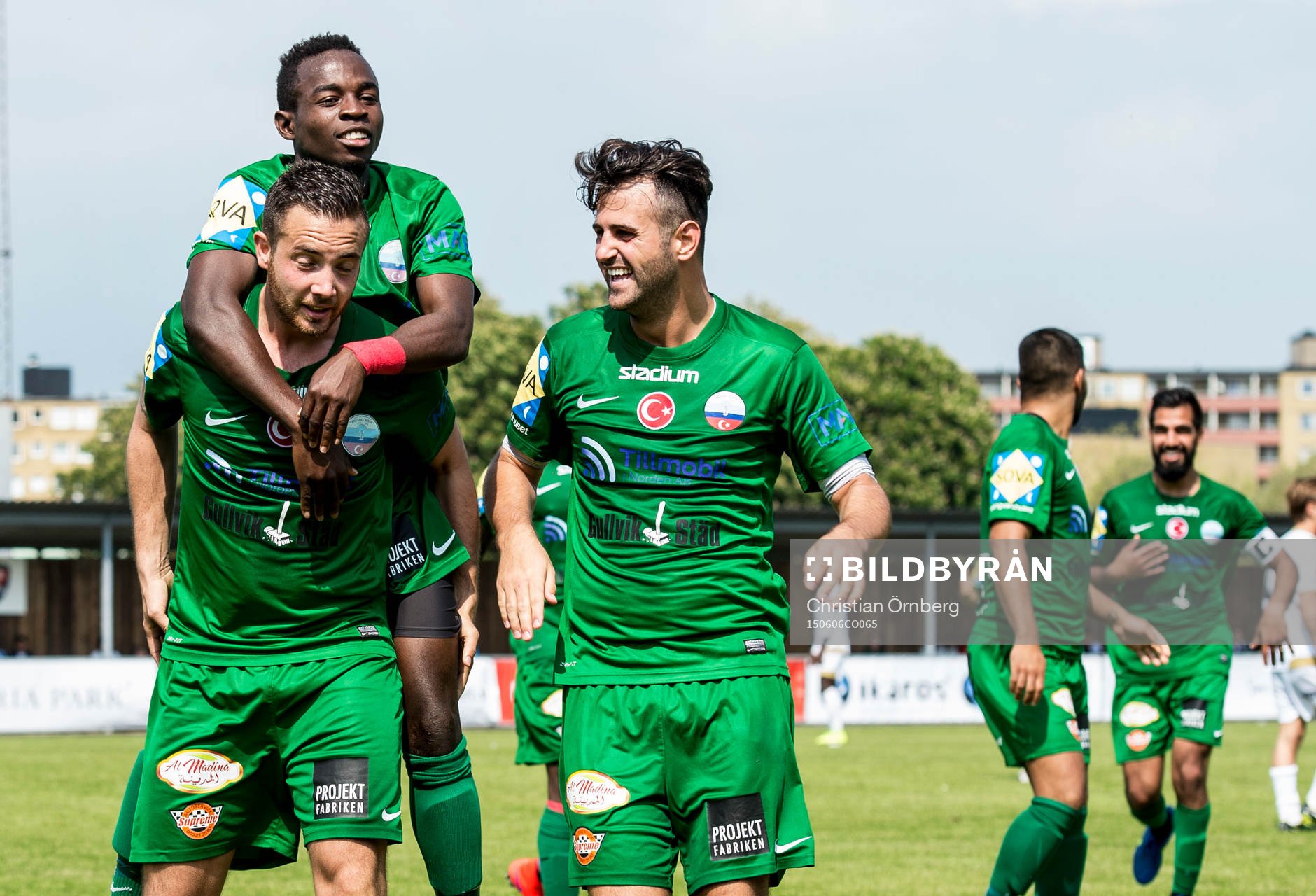 Prespa Birliks Kristian Legiec, David Abaya och Adnan