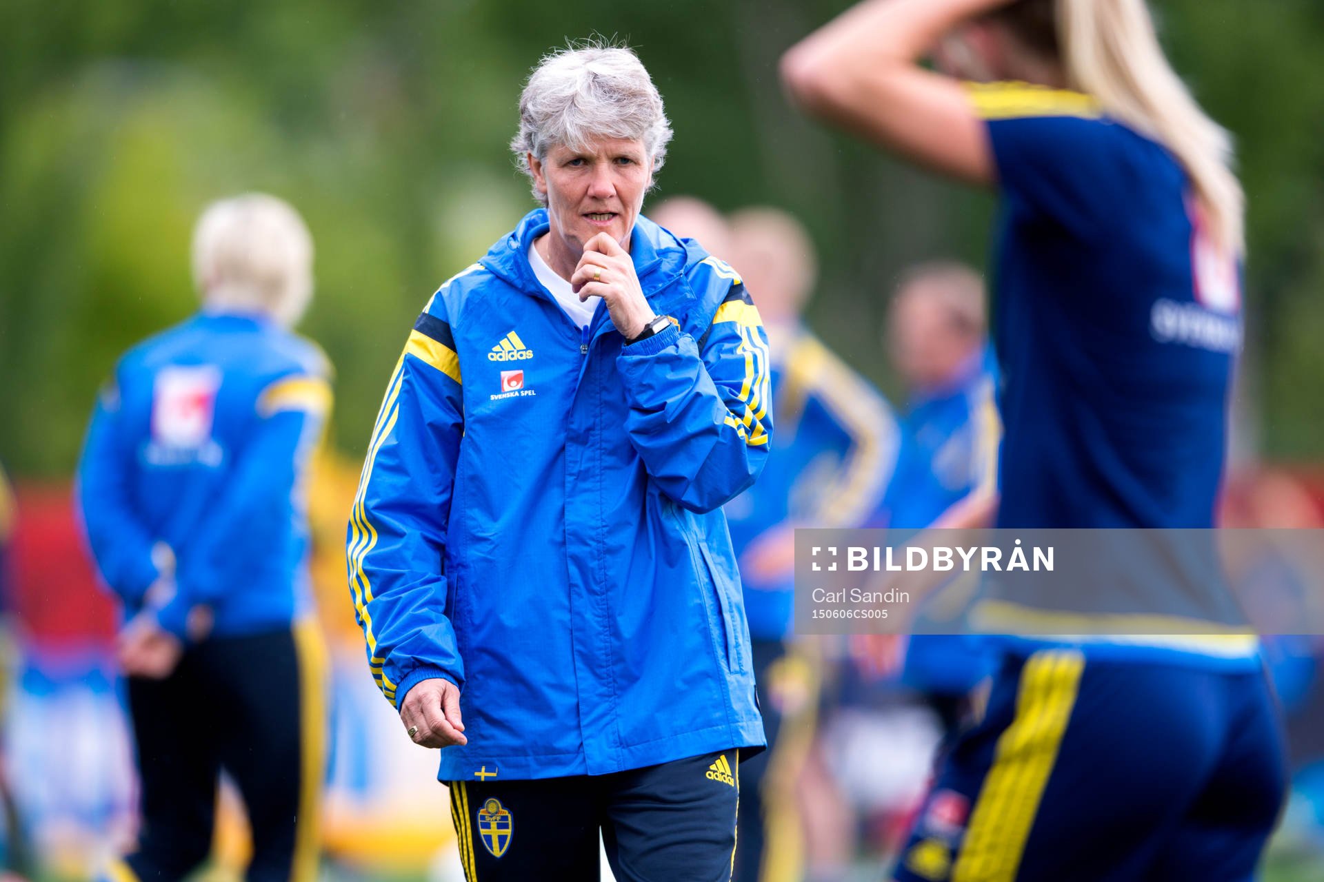 Sveriges förbundskapten Pia Sundhage