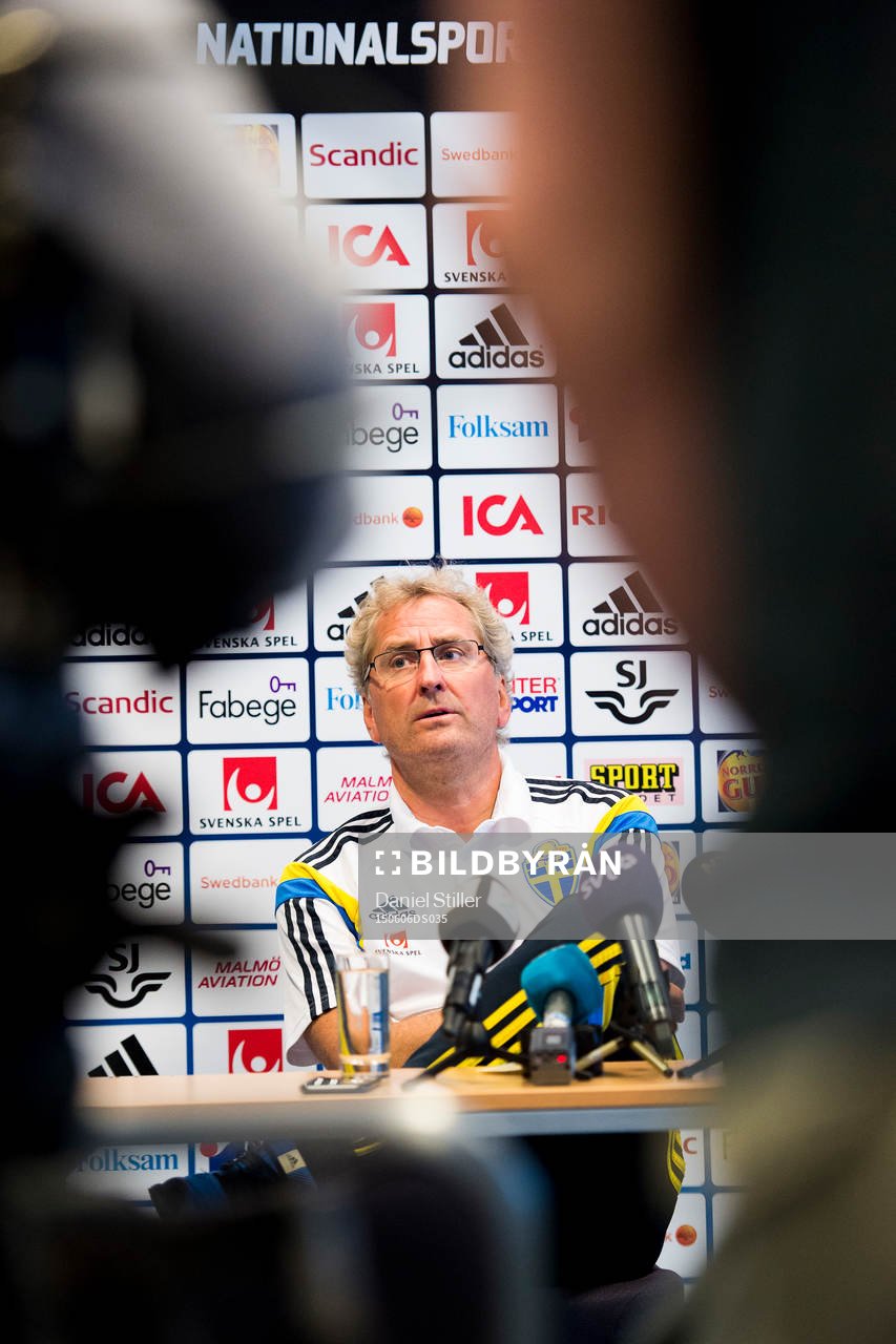 Sveriges förbundskapten Erik Hamrén