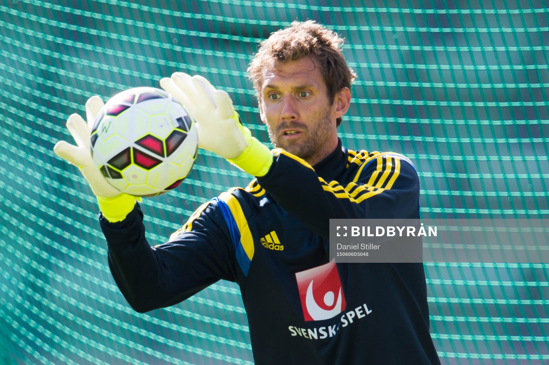 Sveriges målvakt Andreas Isaksson