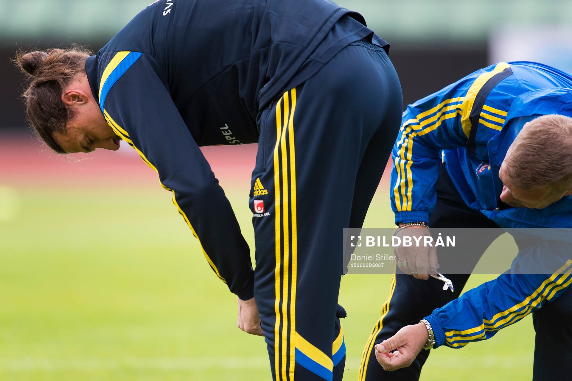 Sveriges Zlatan Ibrahimovic vill ha shorts så då klipps