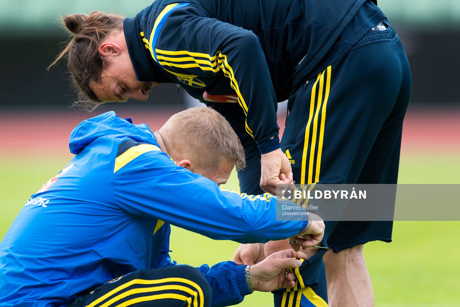 Sveriges Zlatan Ibrahimovic vill ha shorts så då klipps