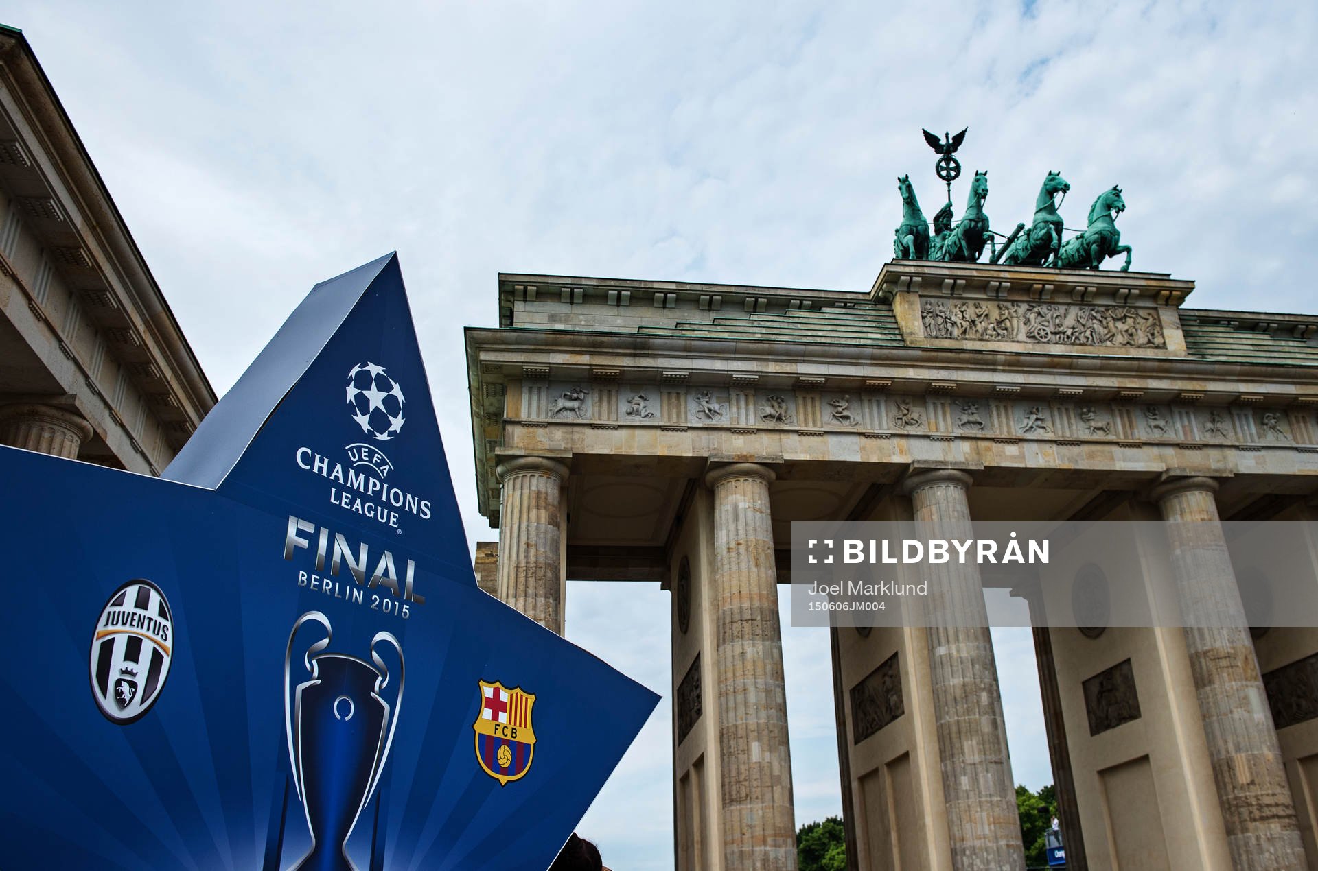 Fanzone vid Brandenburger Tor