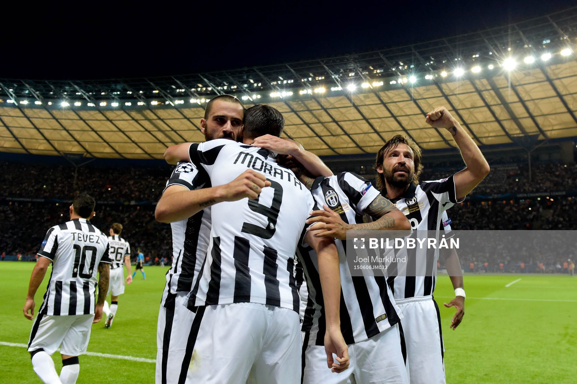 Juventus Alvaro Morata jublar
