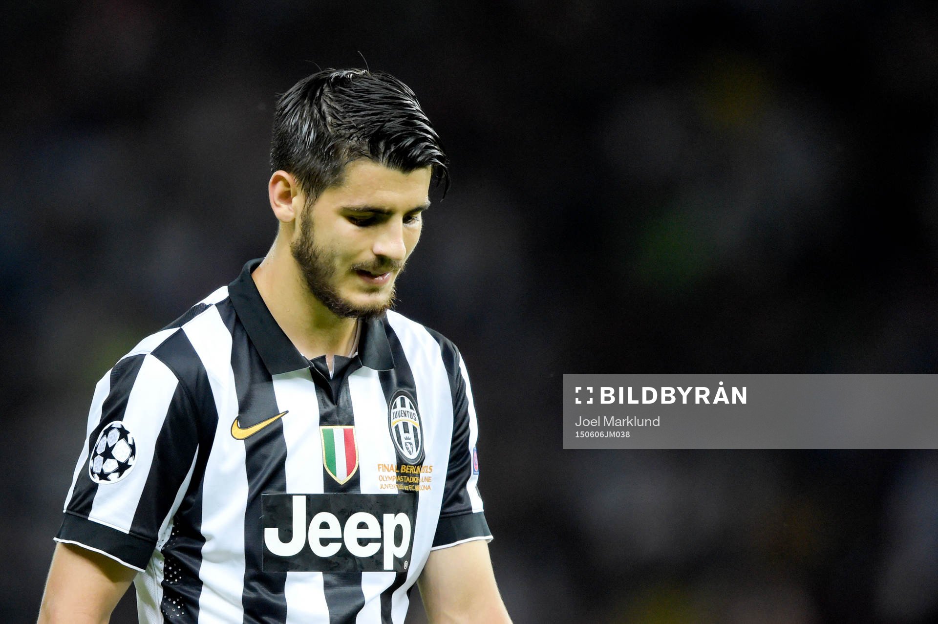 Juventus Alvaro Morata deppar