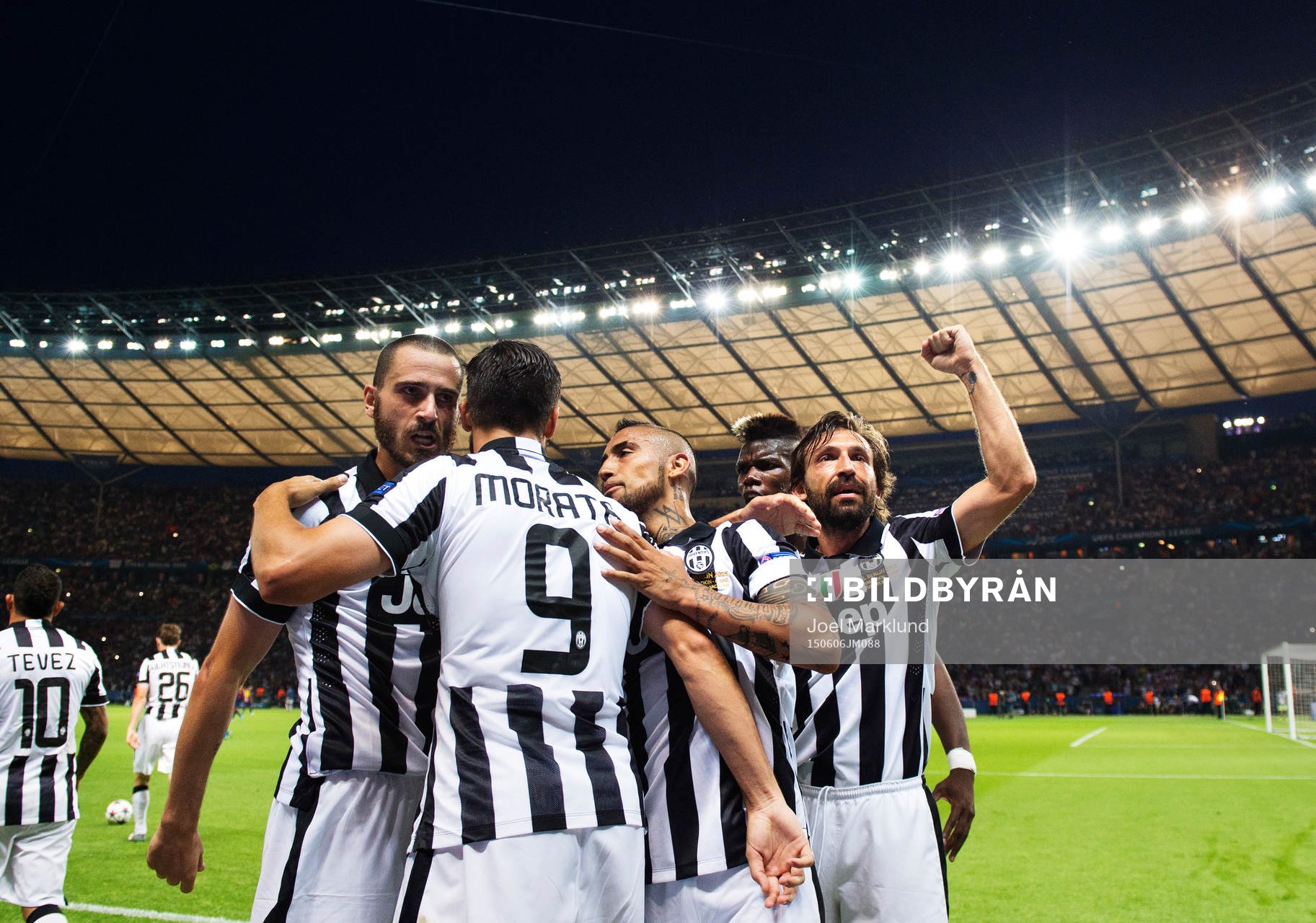Juventus Leonardo Bonucci, Alvaro Morata, Arturo Vidal,