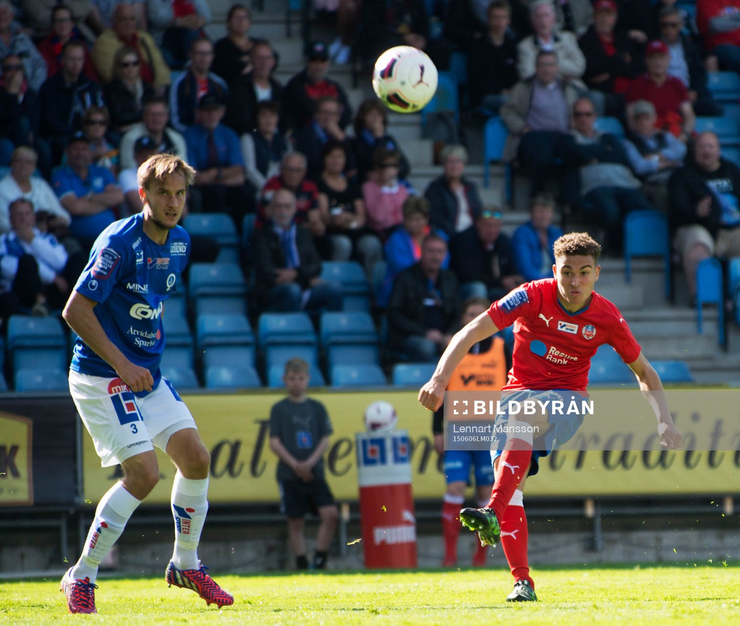 Helsingborgs Jordan Larssoni matchen i allsvenskan mellan