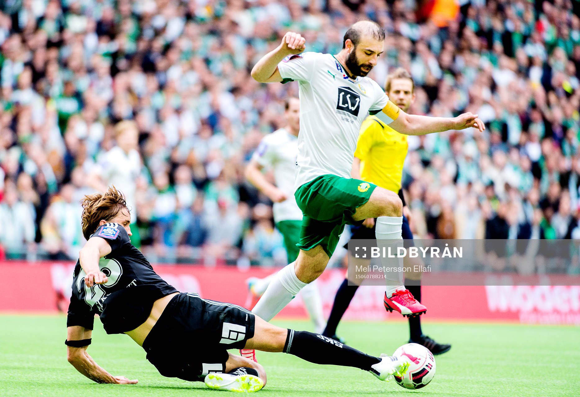 IFK Göteborgs Thomas Rogne och Hammarbys Kennedy