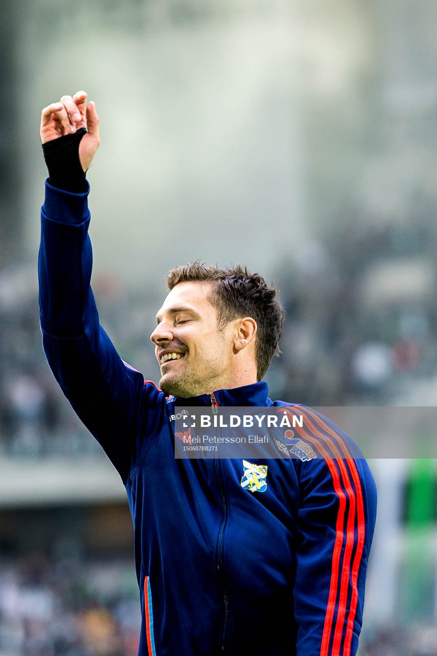 IFK Göteborgs Heath Pearce jublar