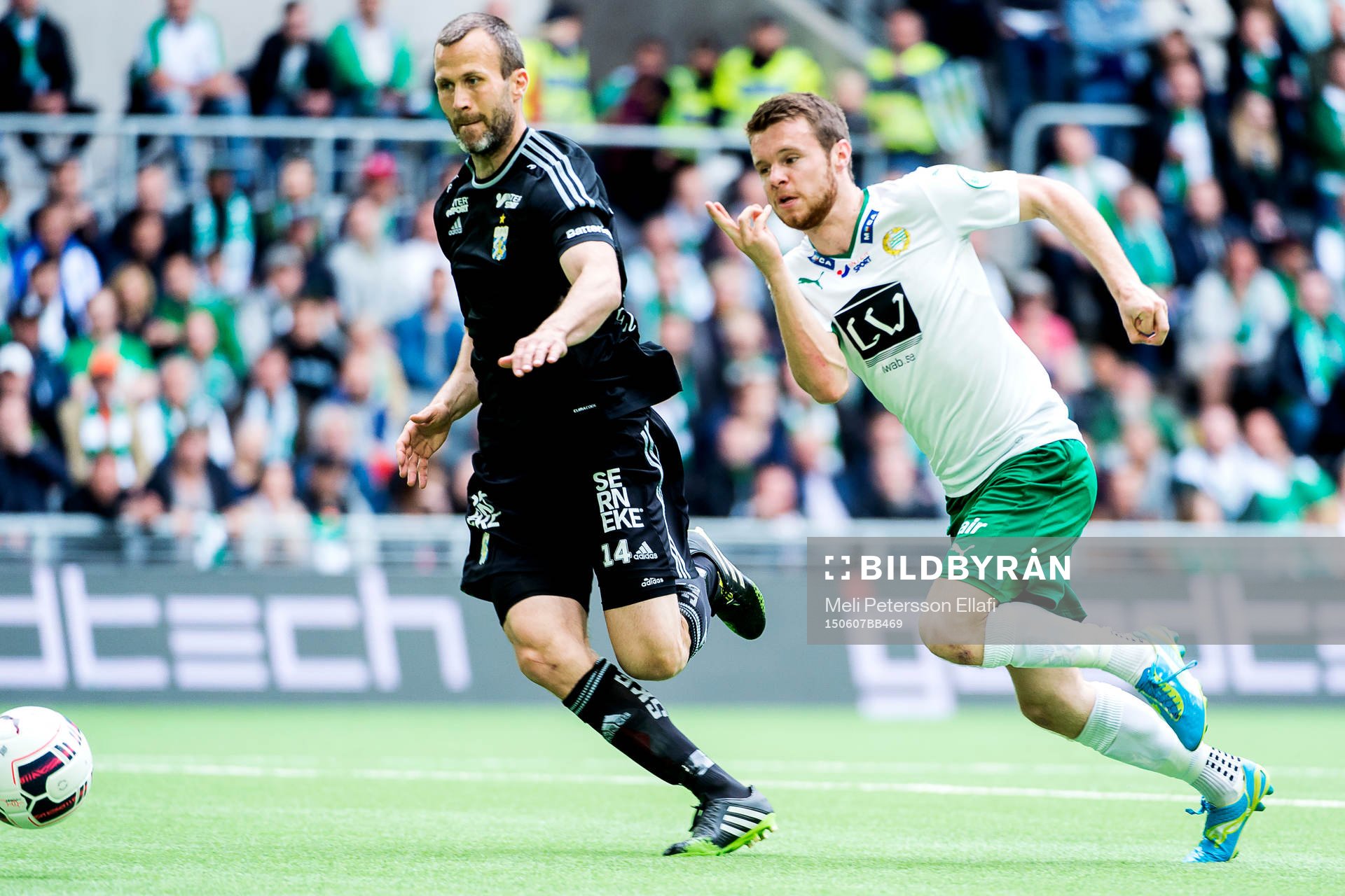 IFK Göteborgs Hjalmar Jonsson och Hammarbys Måns