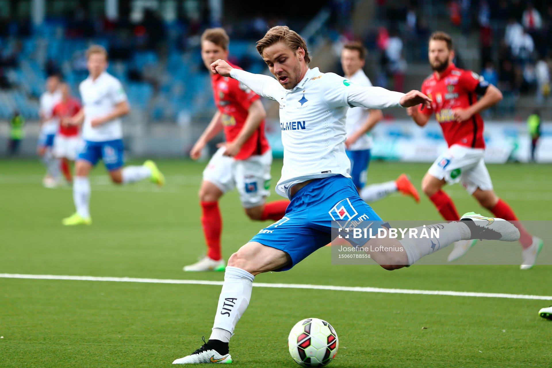 Norrköpings Christoffer Nyman i matchen mellan Norrköping