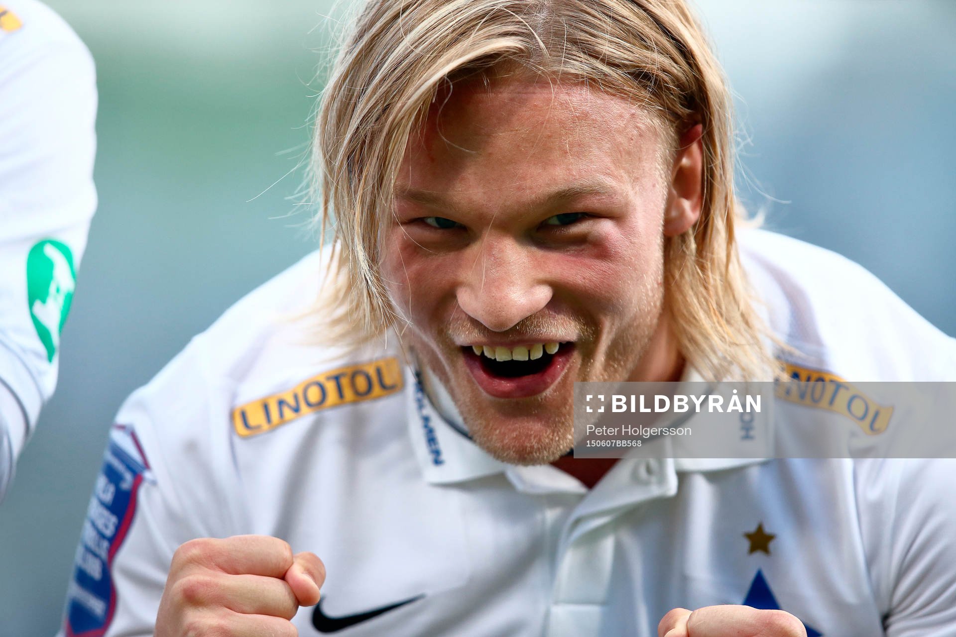 Norrköpings Nicklas Bärkroth i matchen mellan Norrköping