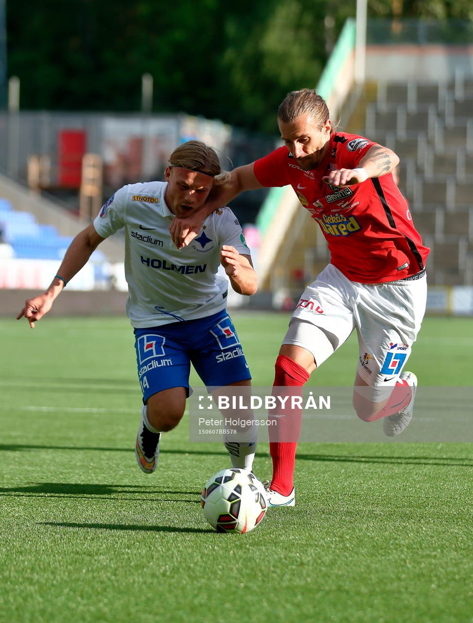 Norrköpings Nicklas Bärkroth och Falkenbergs Tobias
