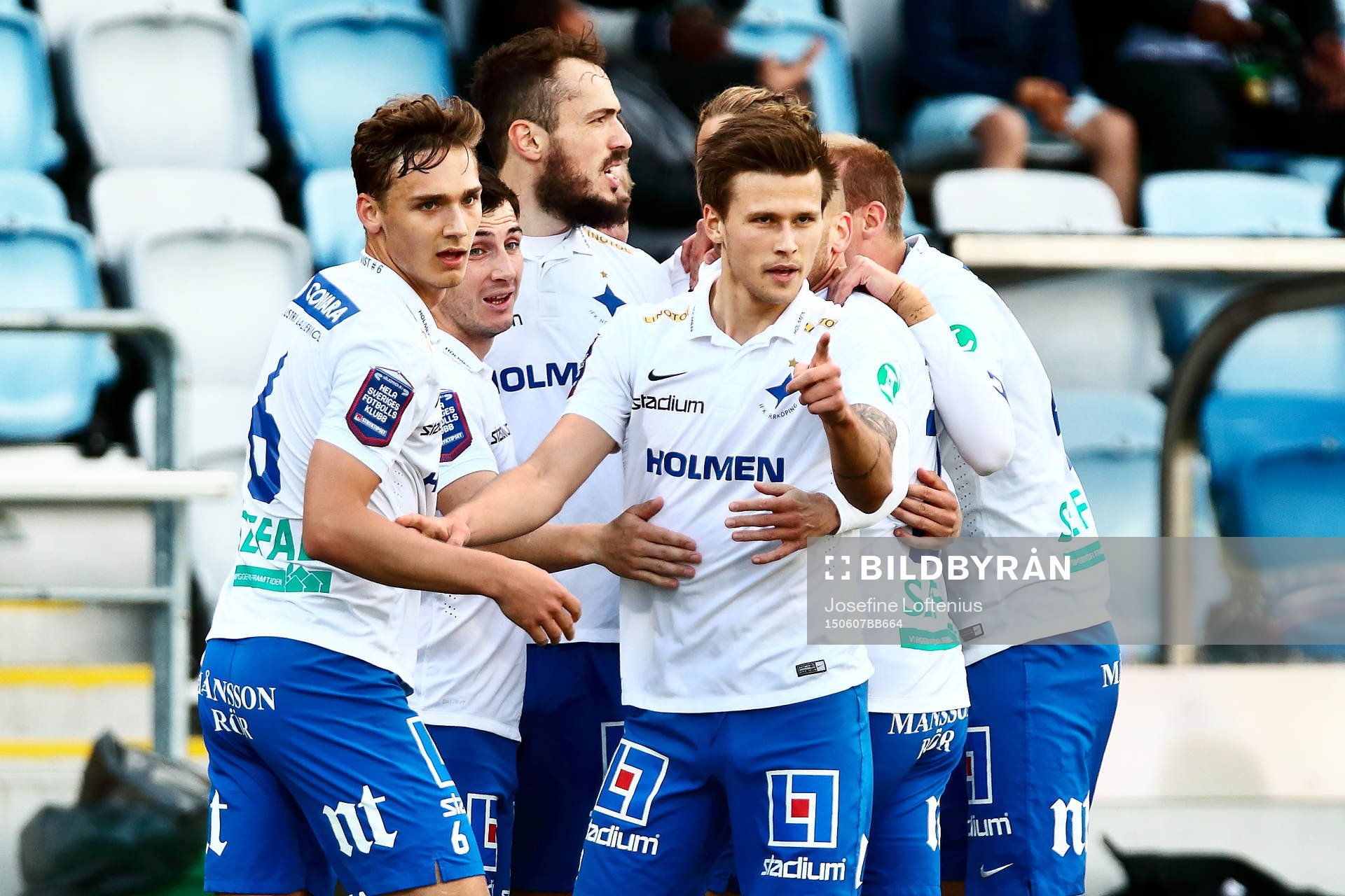 Norrköpings Arnór Ingvi Traustason, Linus Wahlqvist,