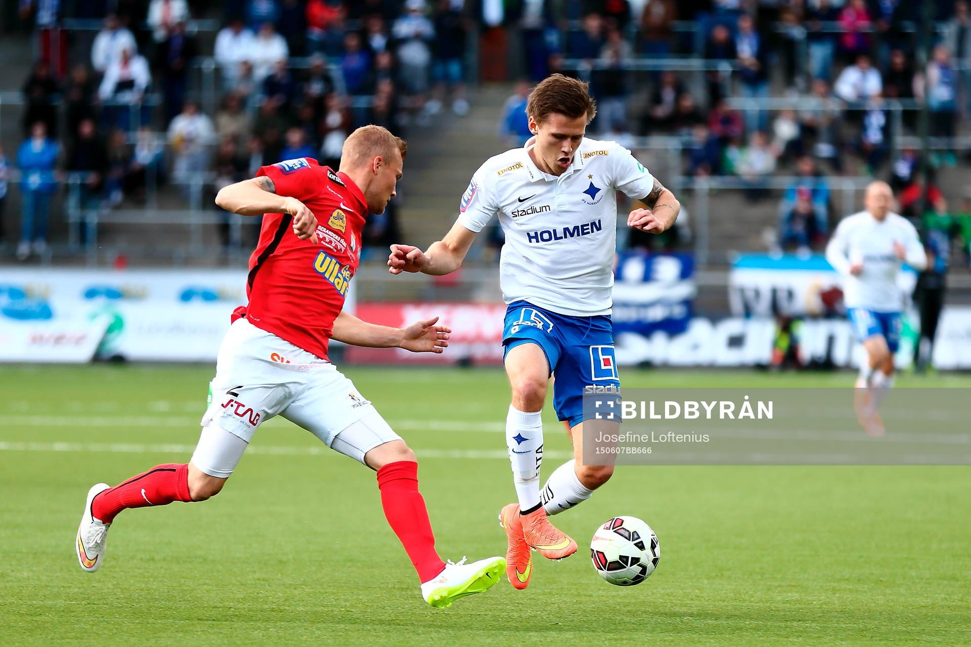Falkenbergs Rasmus Sjöstedt och Norrköpings Arnór Ingvi