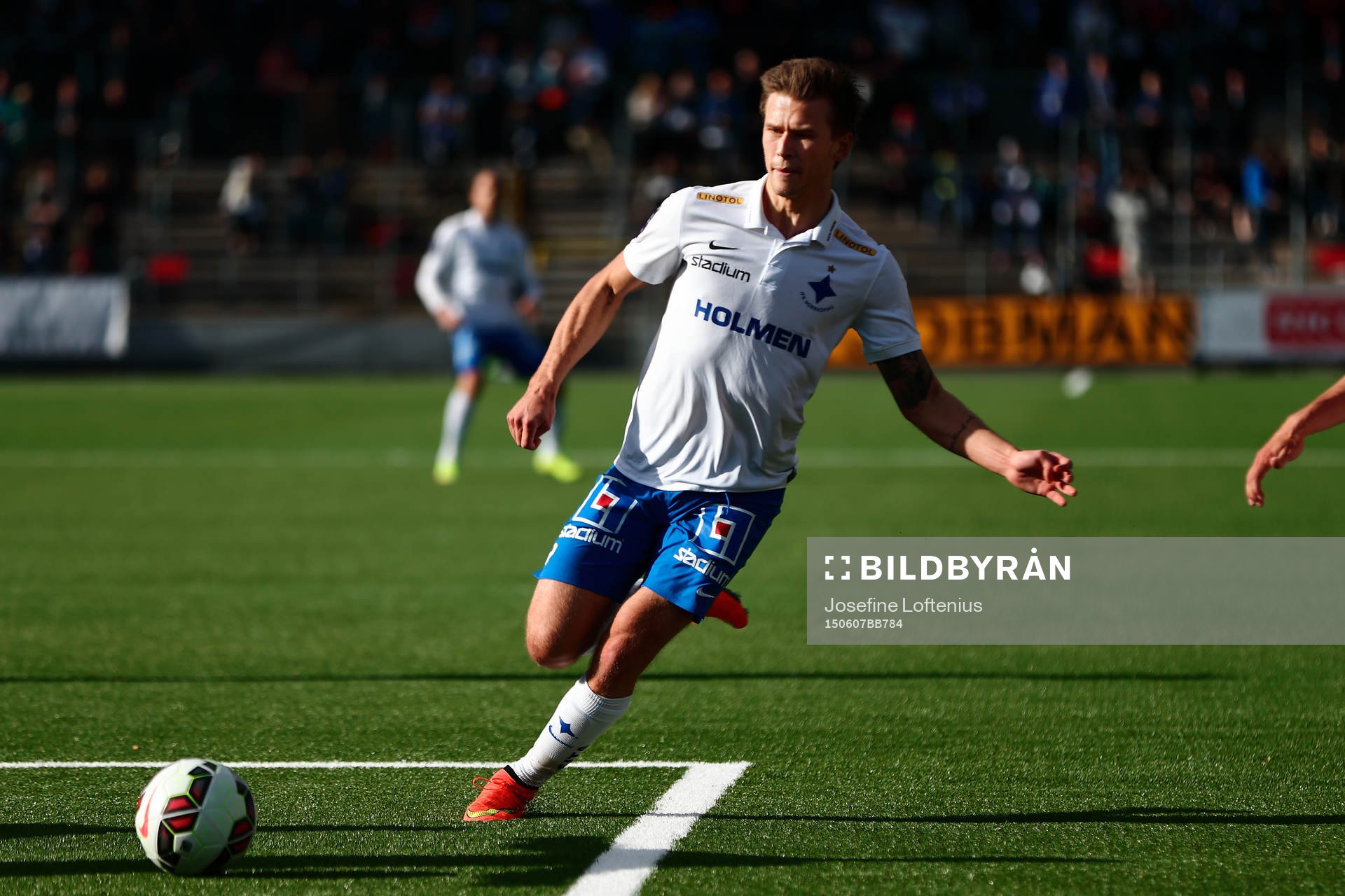 Norrköpings Arnór Ingvi Traustason i matchen mellan
