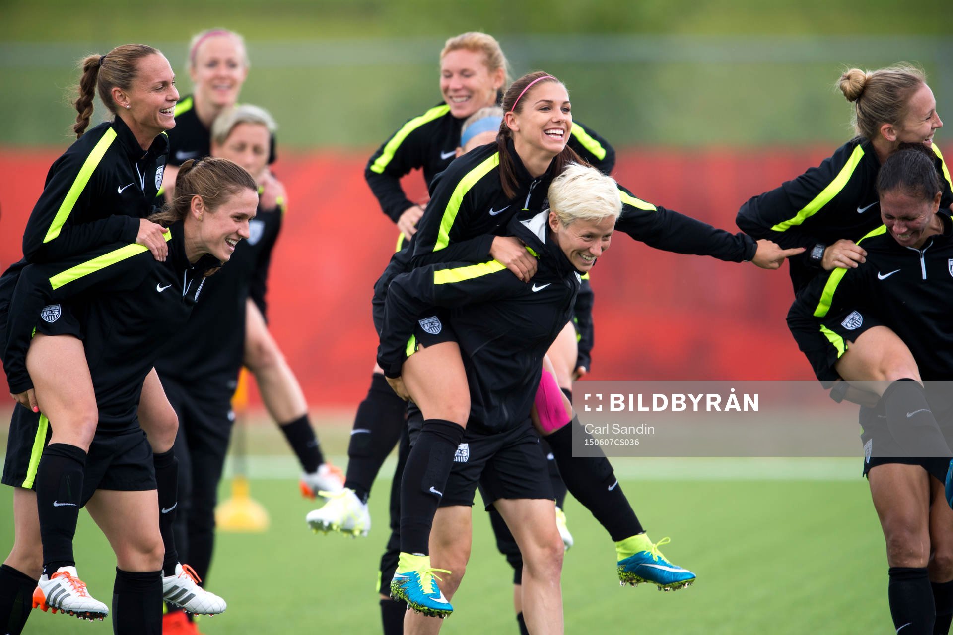 s Christie Rampone, Alex Morgan och Megan Rapinoe