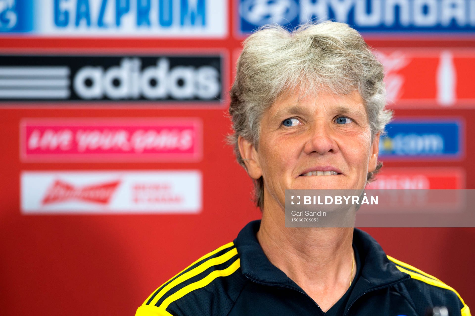 Sveriges förbundskapten Pia Sundhage