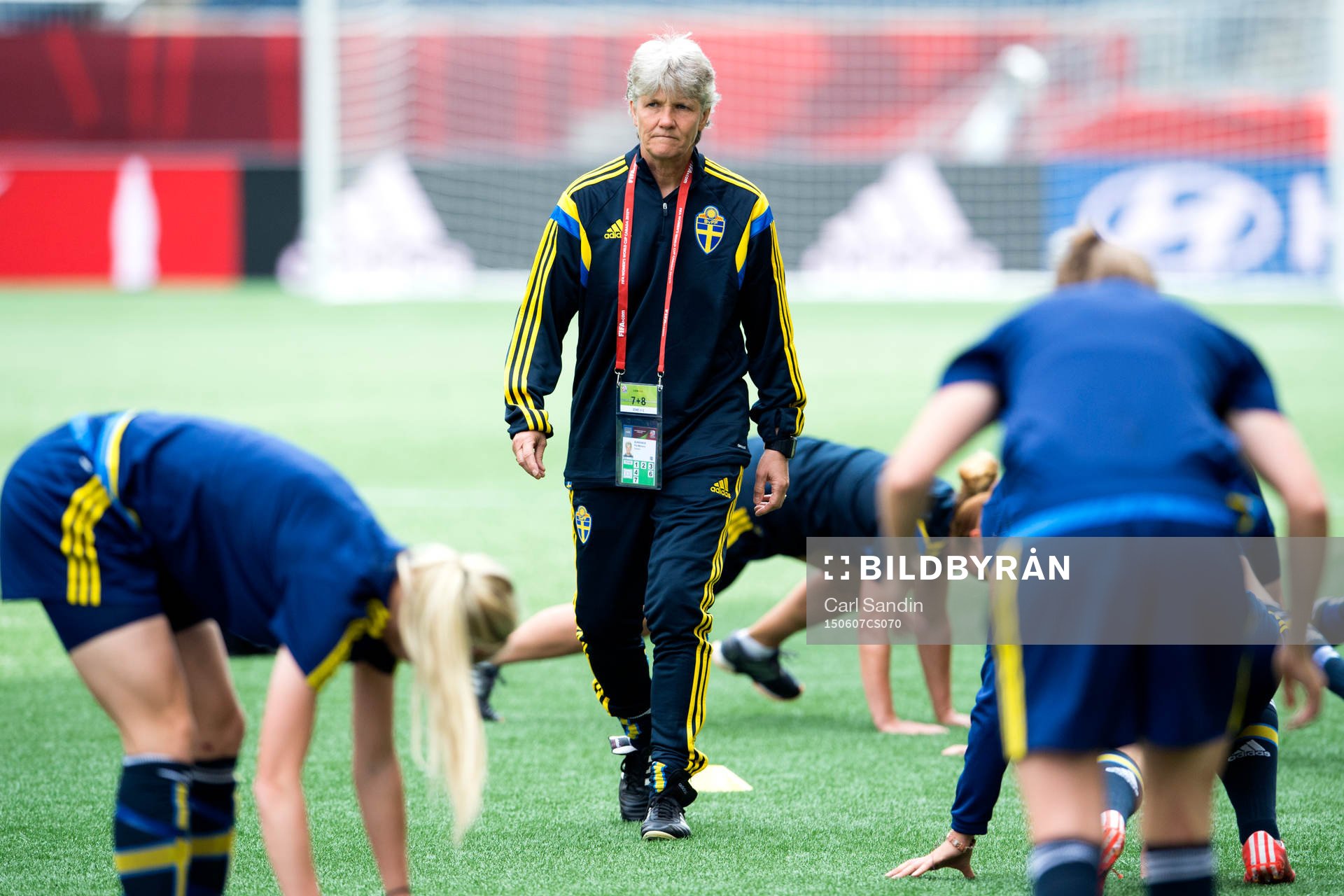 Sveriges förbundskapten Pia Sundhage