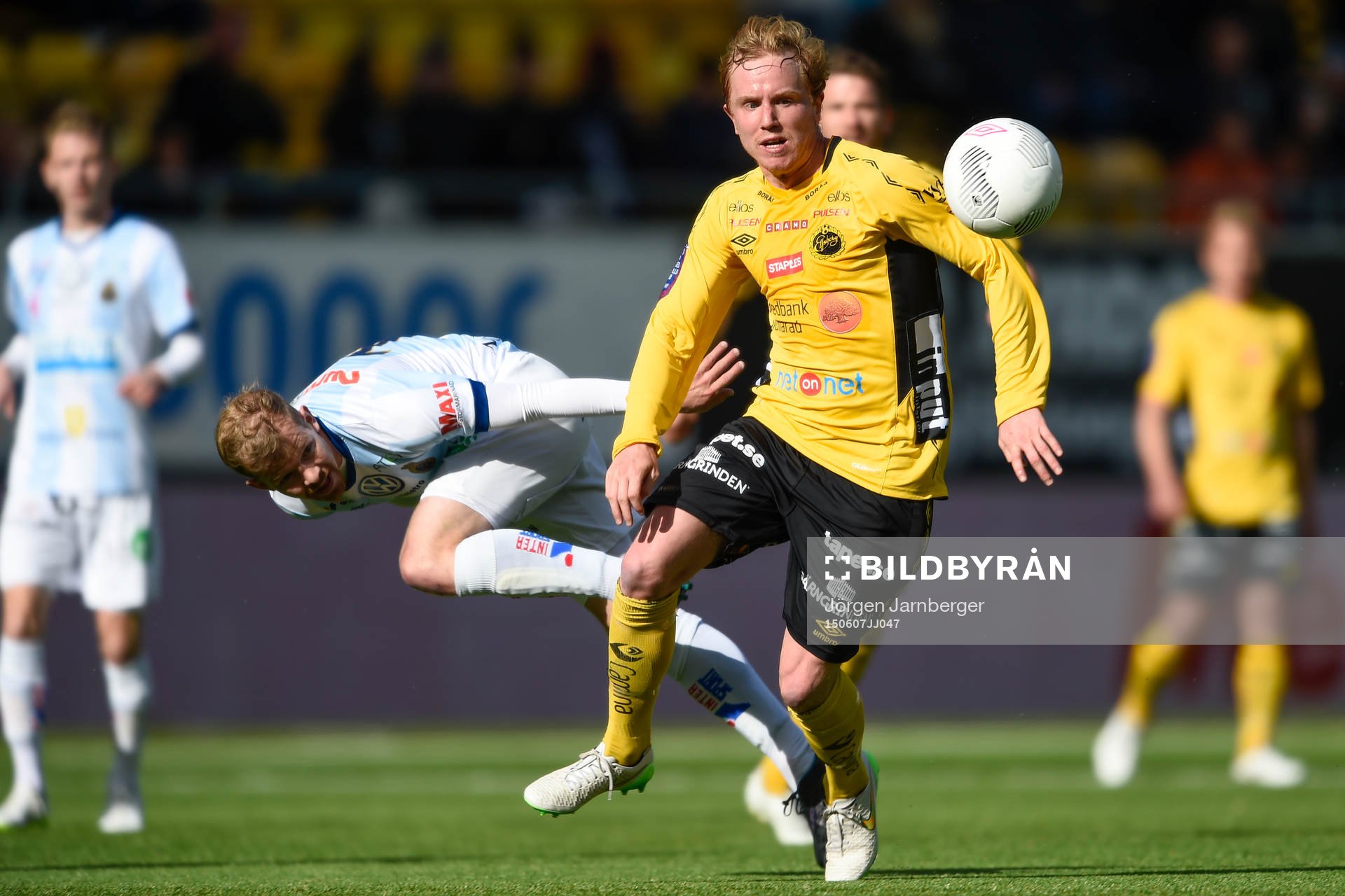 Elfsborgs Simon Lundevall och Gefles Johan Bertilsson
