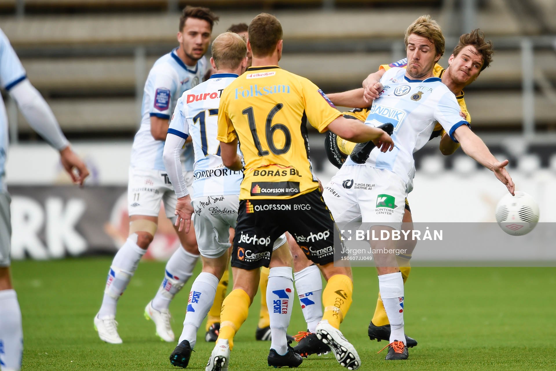 Kamp i Gefles försvar mellan Gefles Johan Oremo och