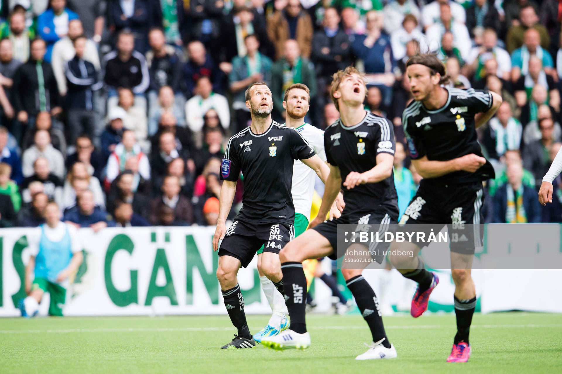 IFK Göteborgs Hjalmar Jonsson, Thomas Rogne och Gustav