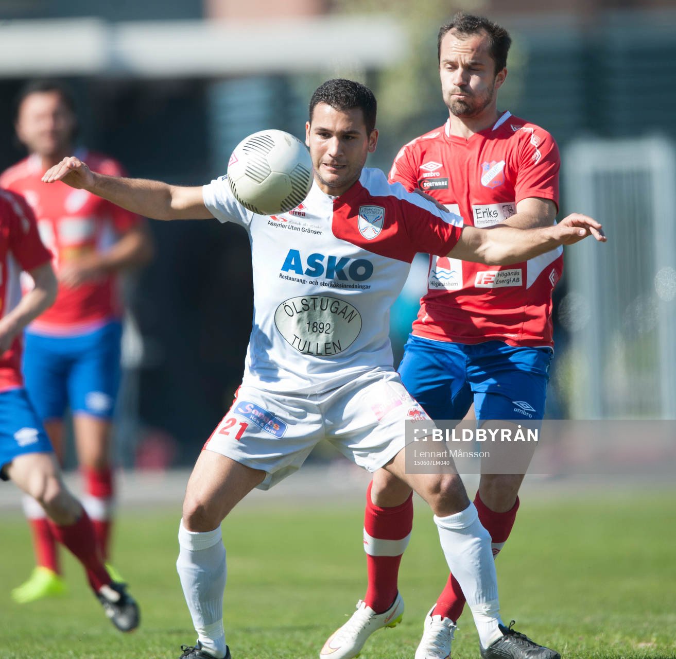 Assyriskas Berahman Gholamreza och Höganäs Kastriot