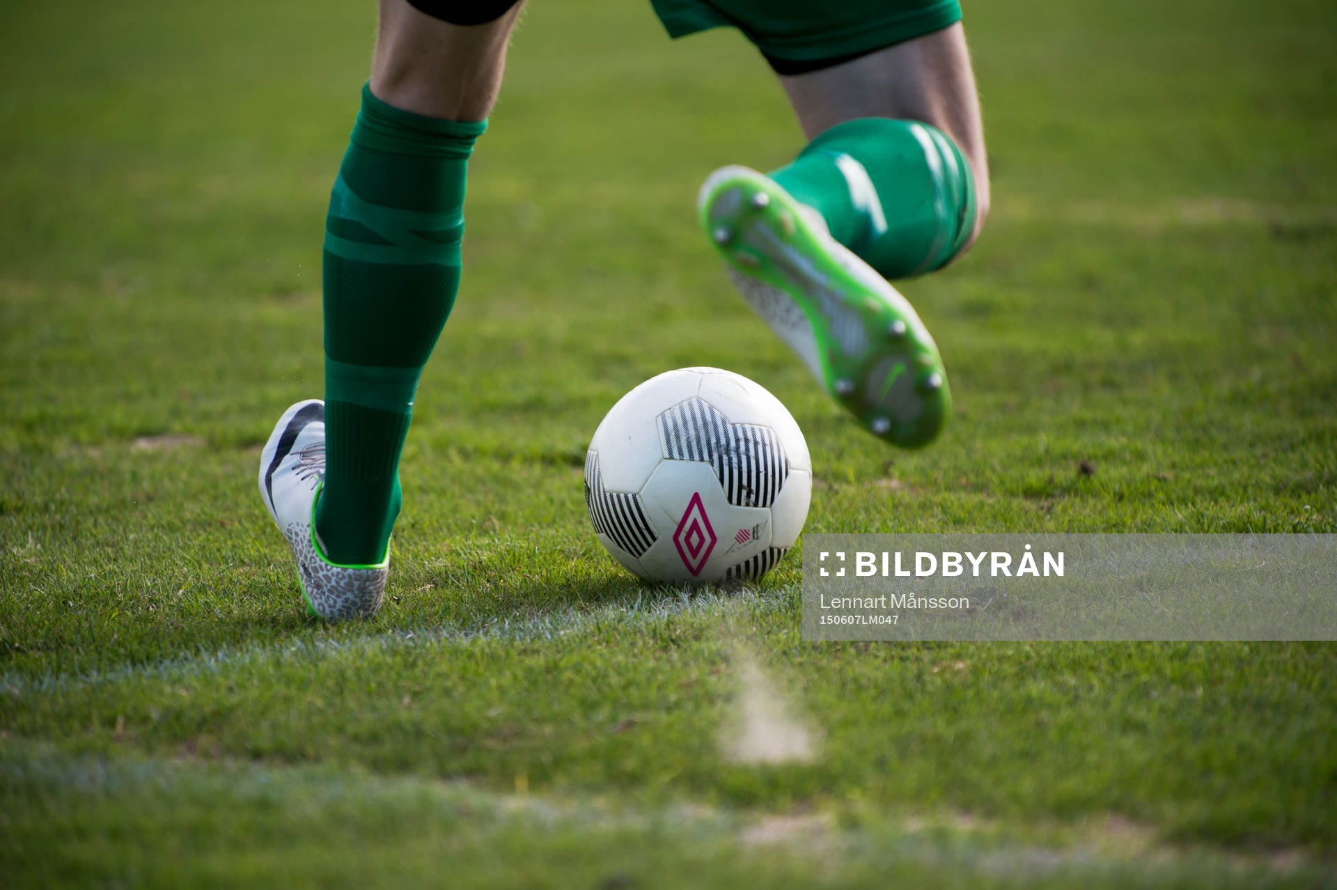 Bollkontroll i matchen i division 2 Västra Götaland