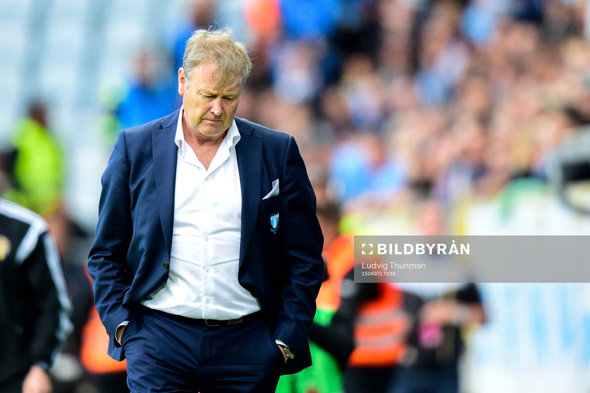 Malmö FFs tränare Åge Hareide deppar