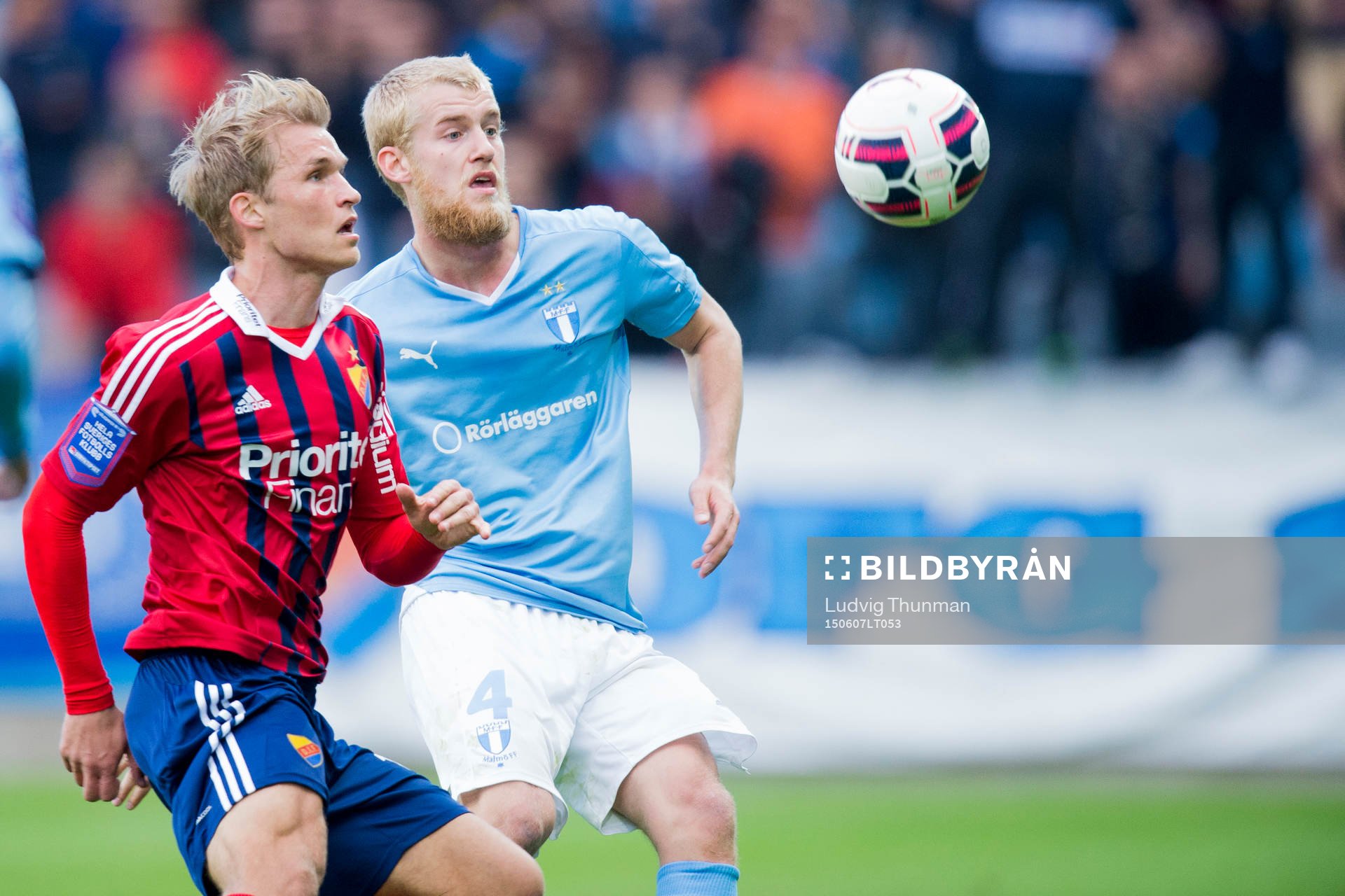 Djurgårdens Sebastian Andersson och Malmö FFs Filip