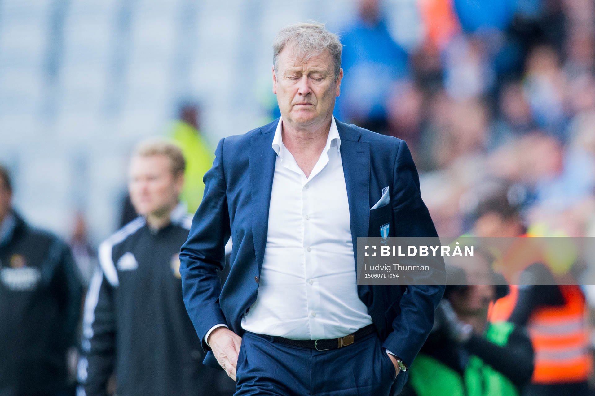 Malmö FFs tränare Åge Hareide deppar