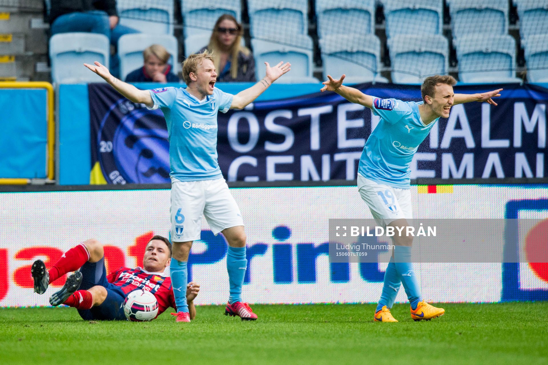 Malmö FFs Oscar Lewicki och Magnus Wolff Eikrem regerar