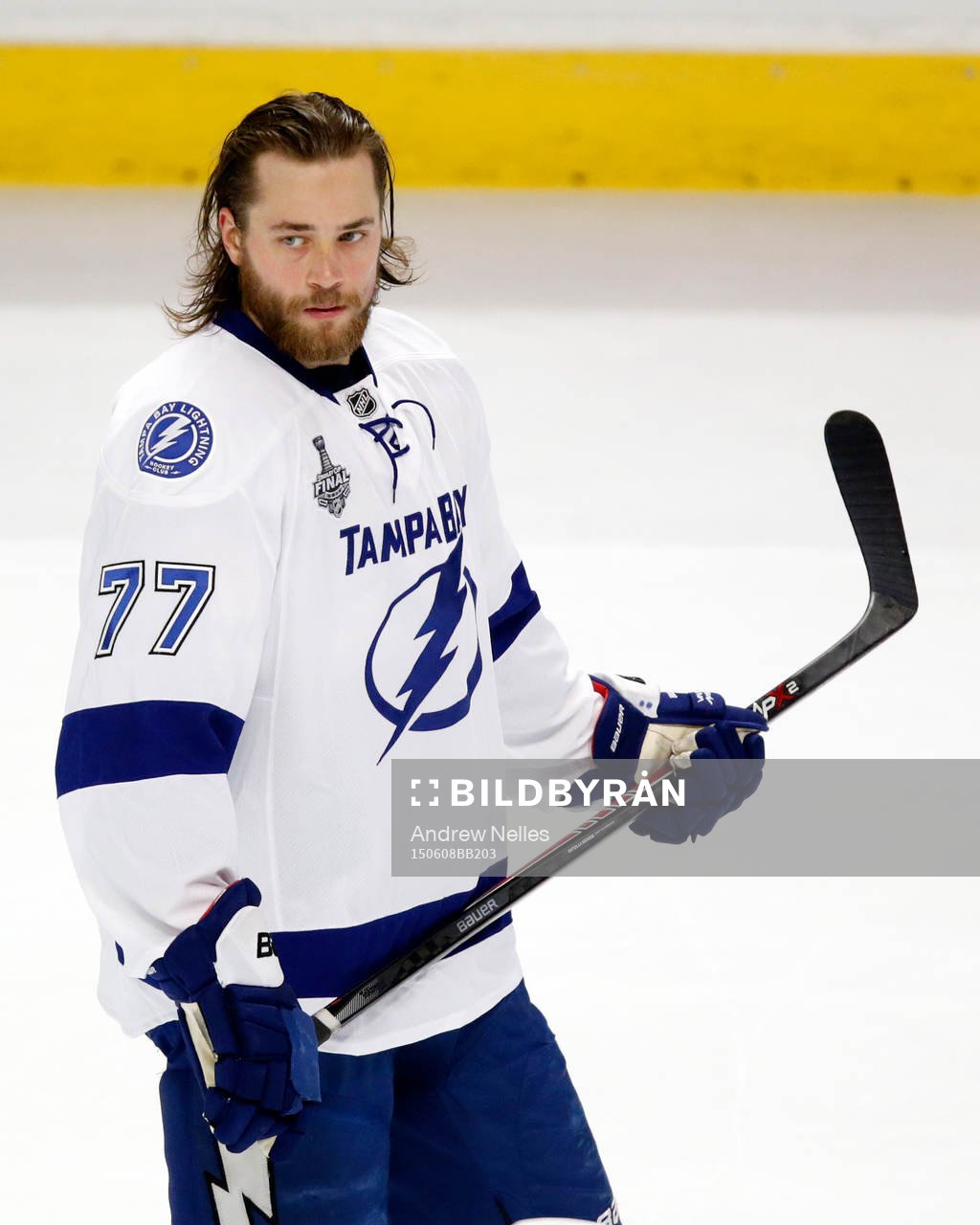 Tampa Bay Lightning defenseman Victor Hedman (77)