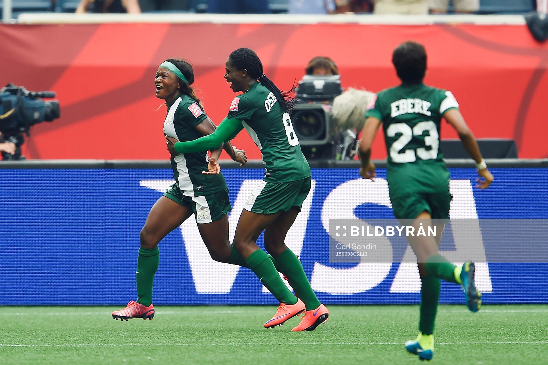 Nigerias Francisca Ordega jublar