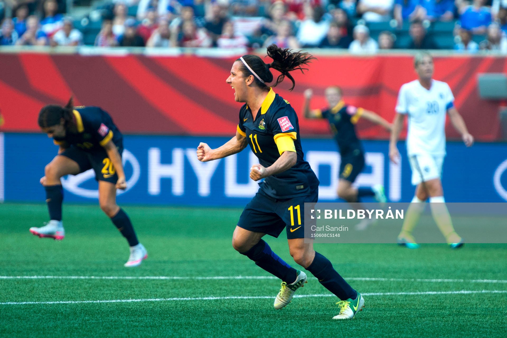 Australiens Lisa De Vanna jublar