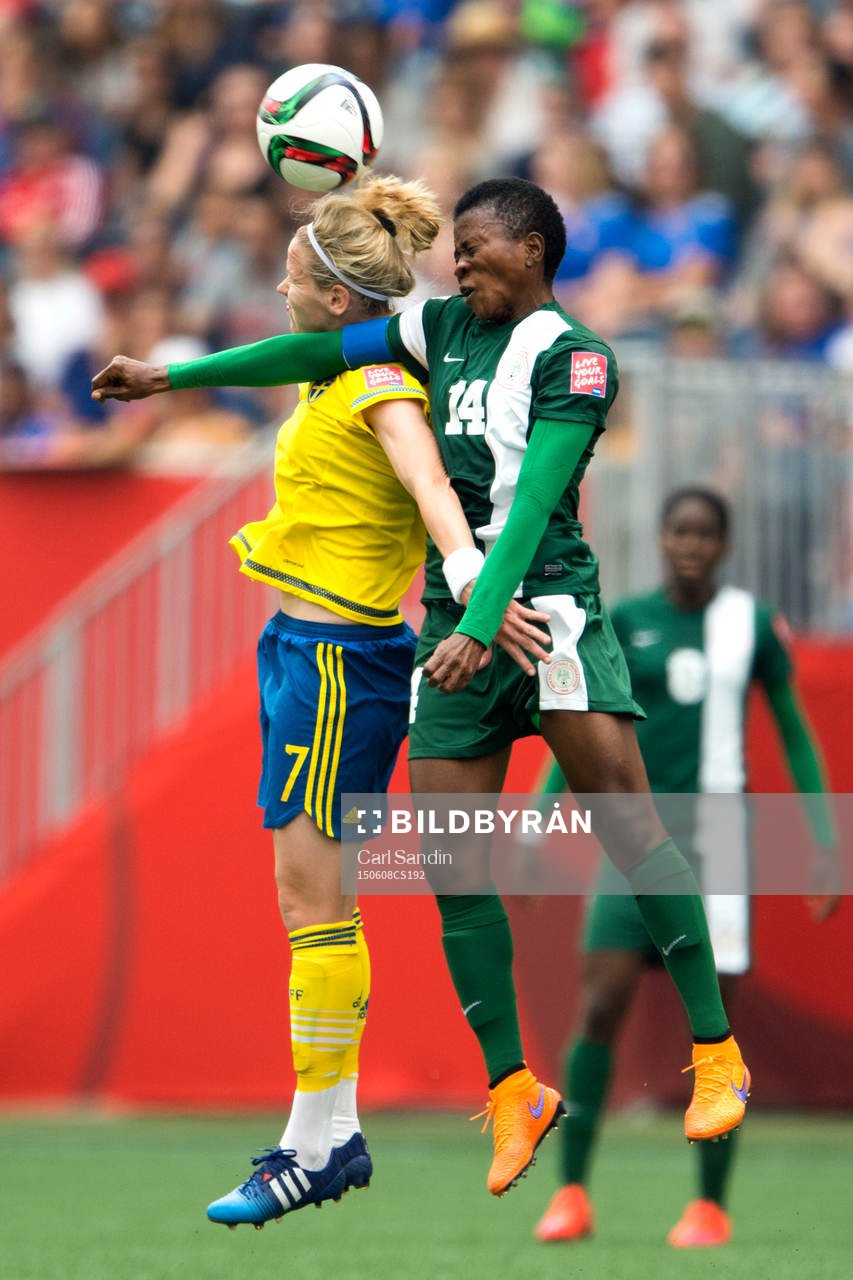 Sveriges Lisa Dahlkvist i nickduell med Nigerias Evelyn