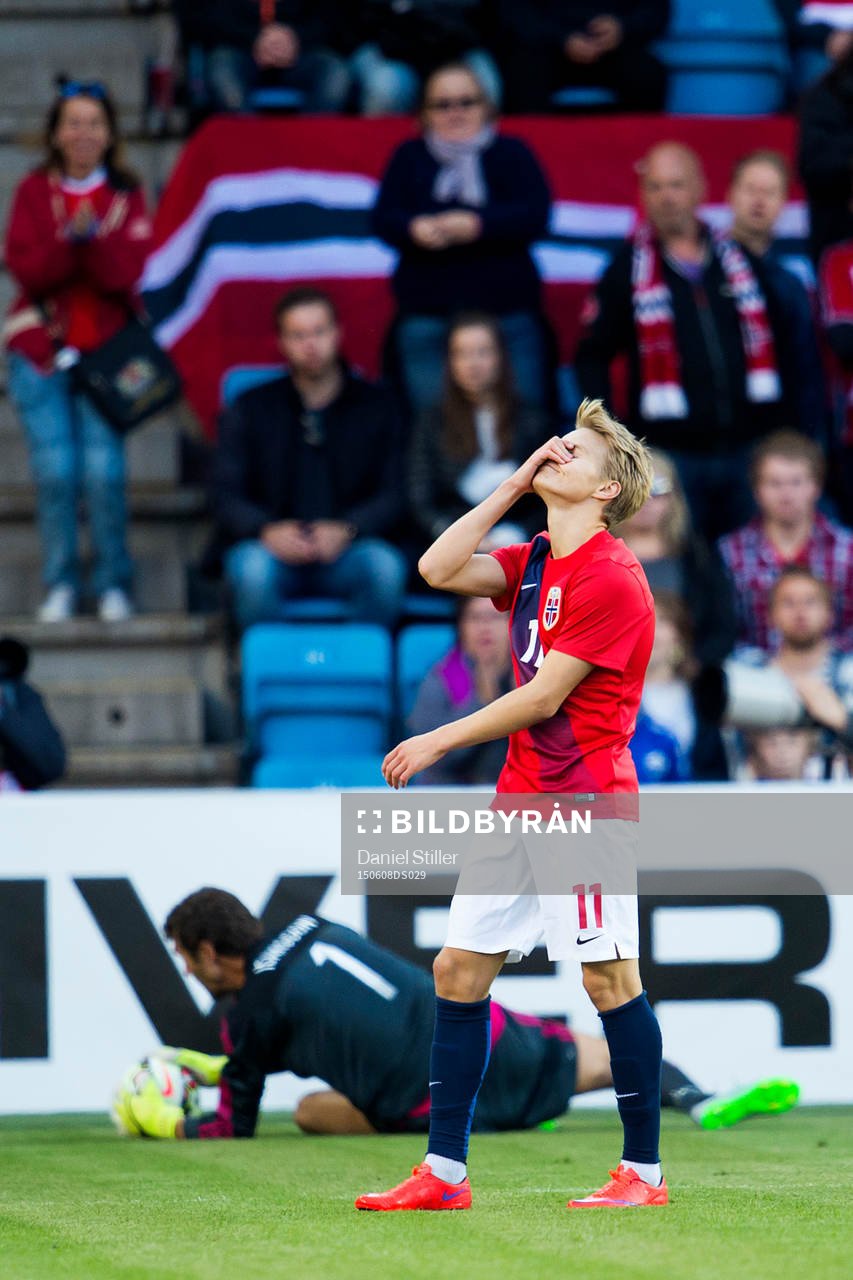 Norges Martin Ödegaard deppar